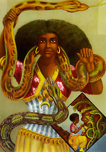 African Mermaid Illustration