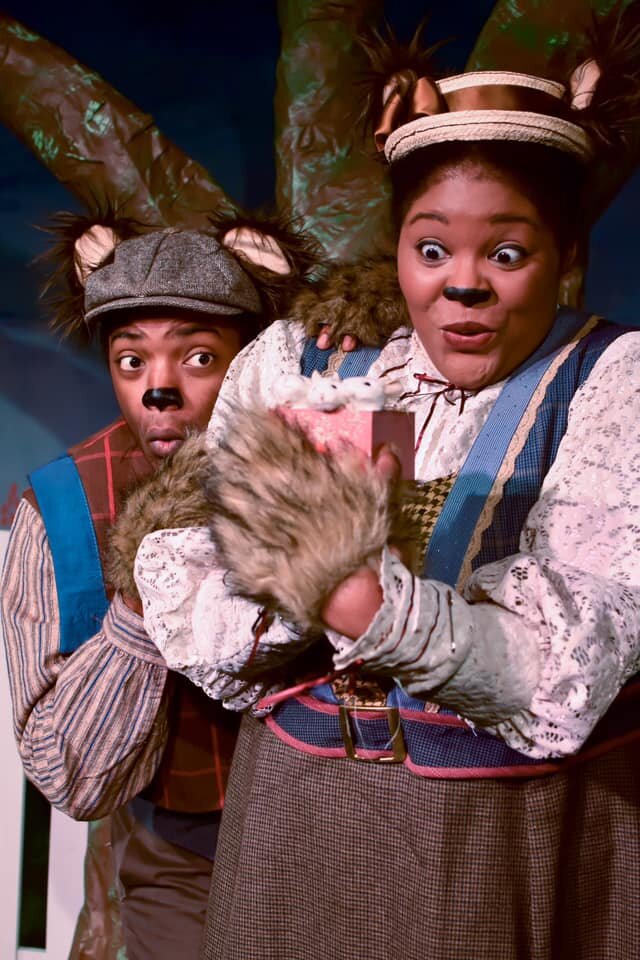 Jennifer Whicomb-Oliva and Gerold Oliver in The Teddy Bears’ Picnic.
