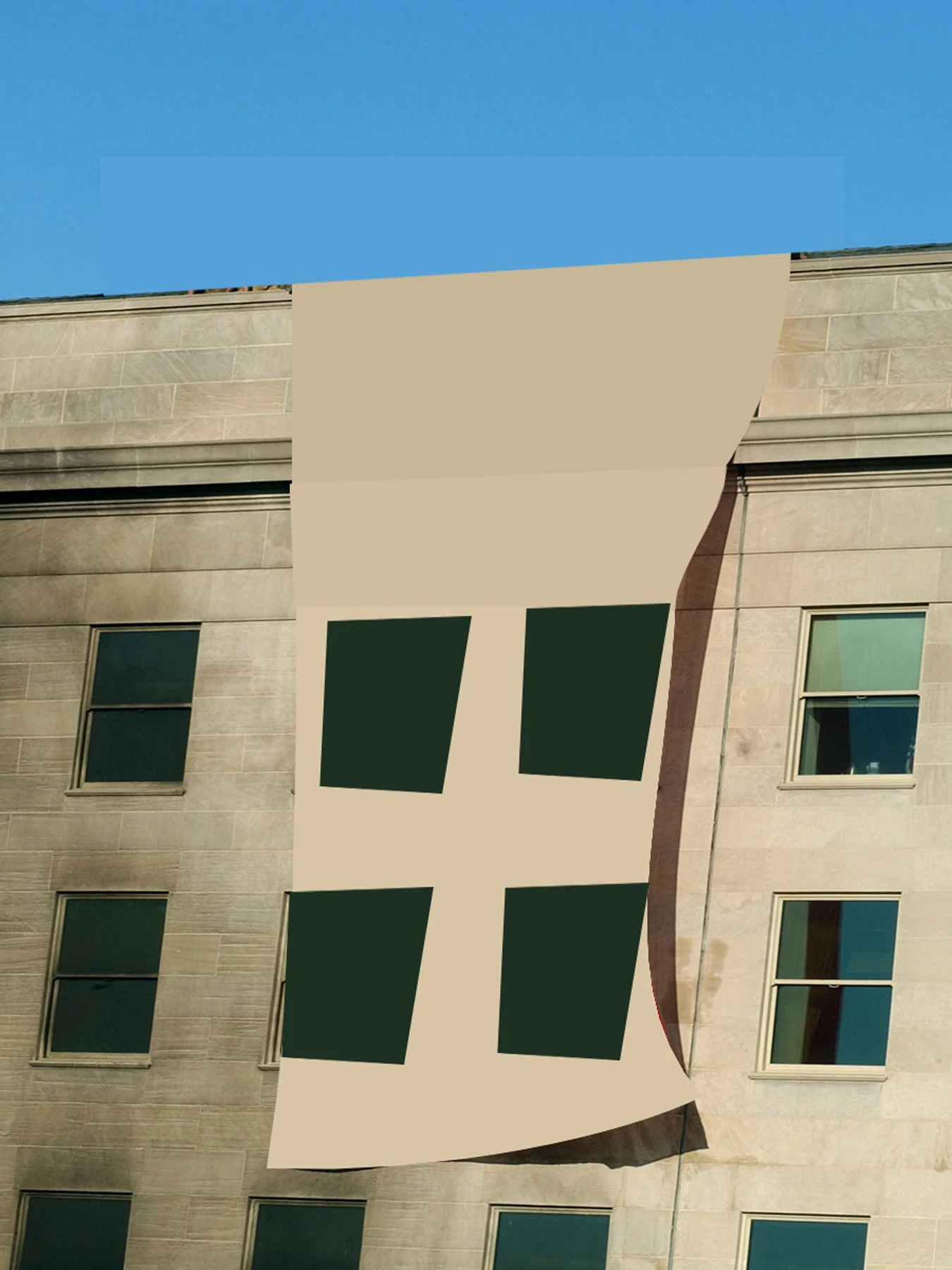 At a Loss, 5-Color silkscreen on archival photograph, 24”x18”, 2011