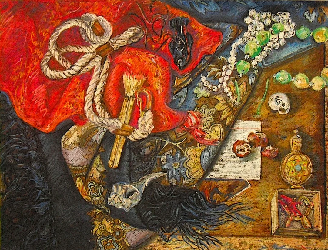  from  Drawing 1, pastel texture drawing   University of Pennsylvania 