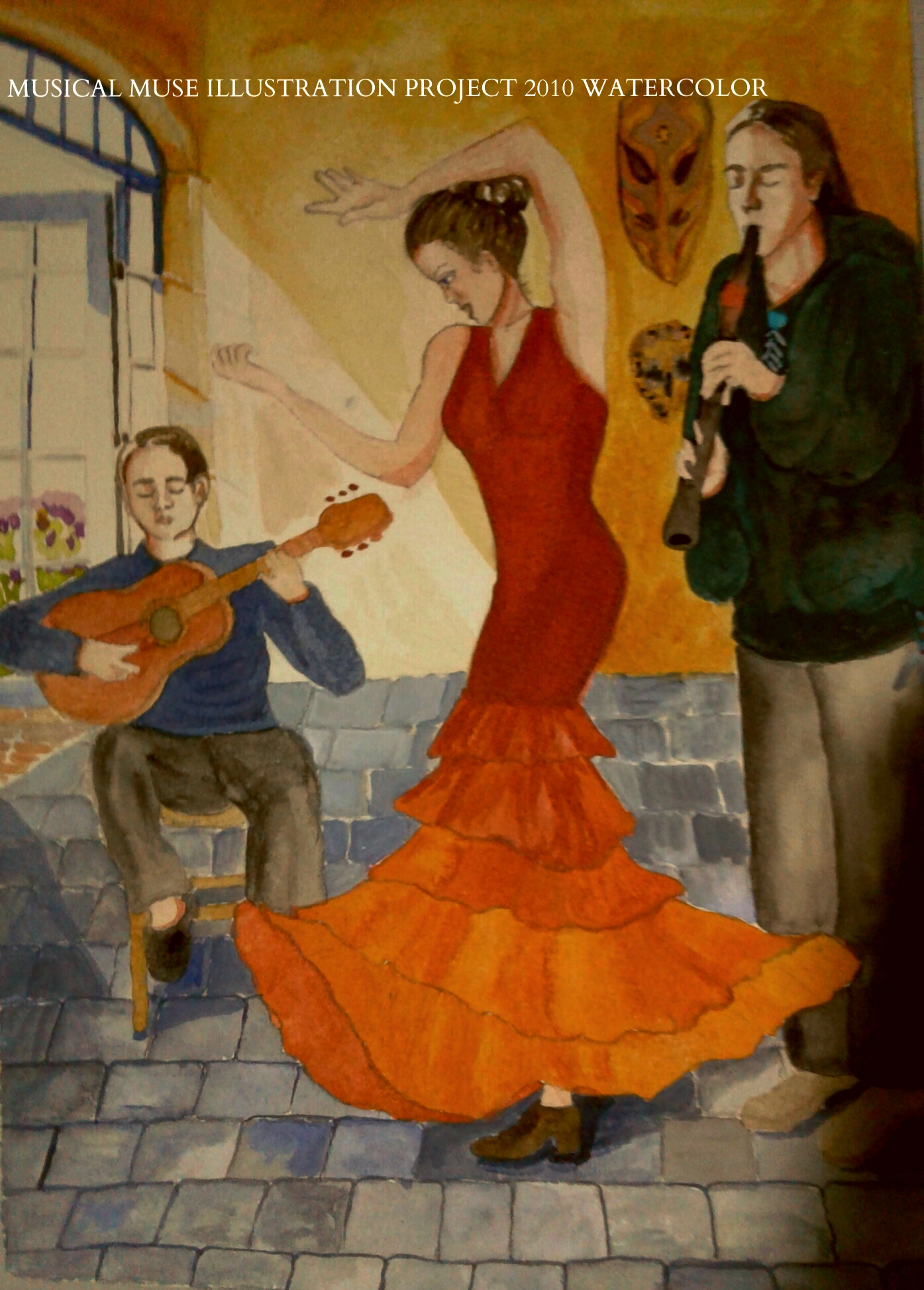  50 WATER COLOR ILLUSTRATIONS FOR A MUSIC THERAPIST  CATHERINE LACOMBE&nbsp; 