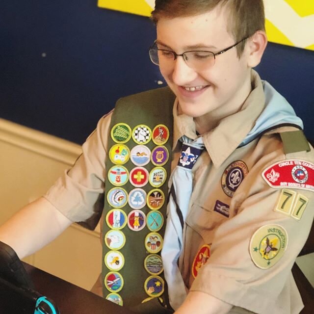 Nothing can stop a Scout! Joel was able to have a Board of Review via video conference today! 
A big thanks to all the scouting leadership who work hard to help keep our scouts learning, growing and moving forward during these unconventional times. 
