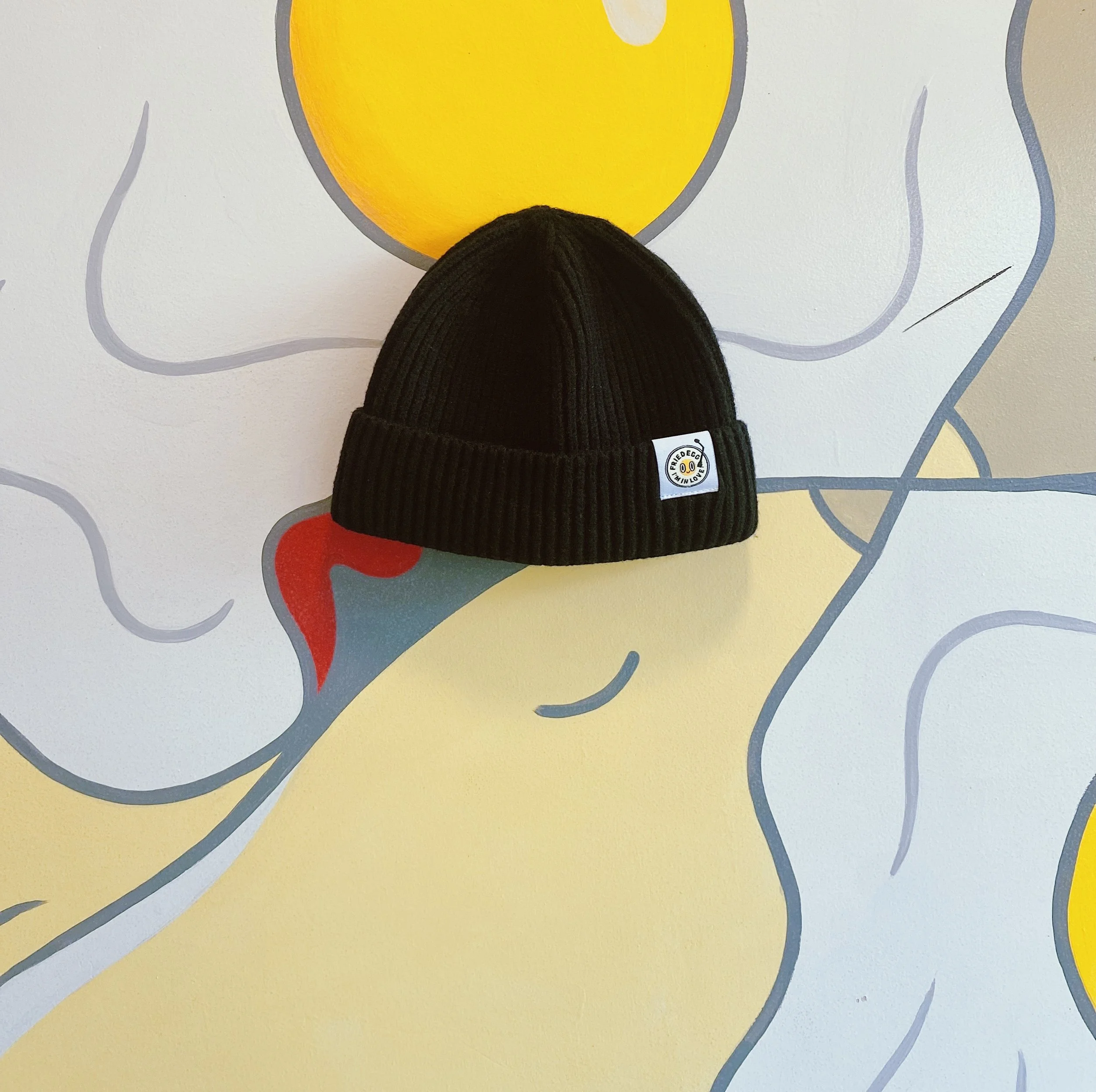 Black Skull Cap Beanie