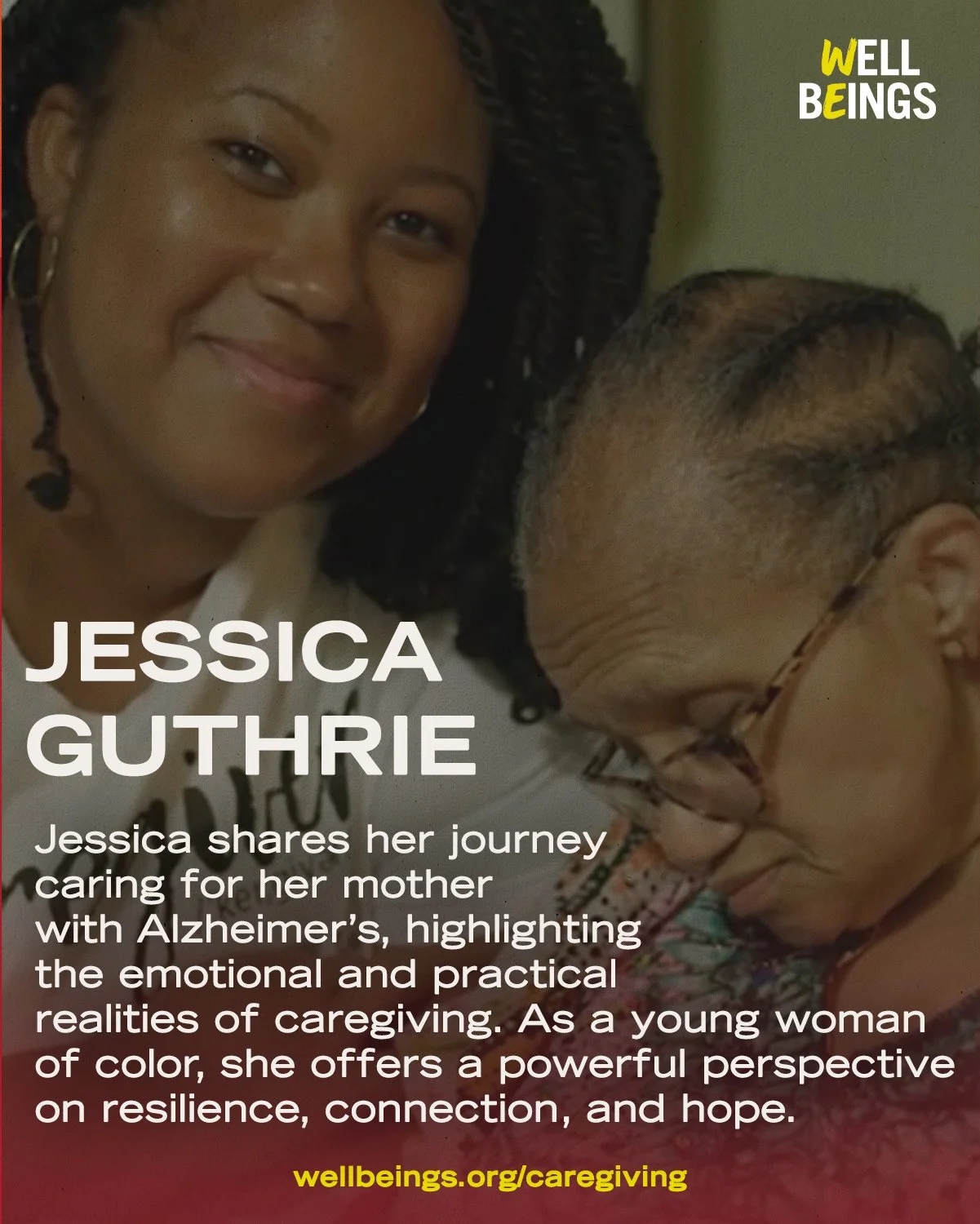 Caregiving — national documentary launch. Multi-slide carousel building anticipation for the PBS film and driving audiences to watch.