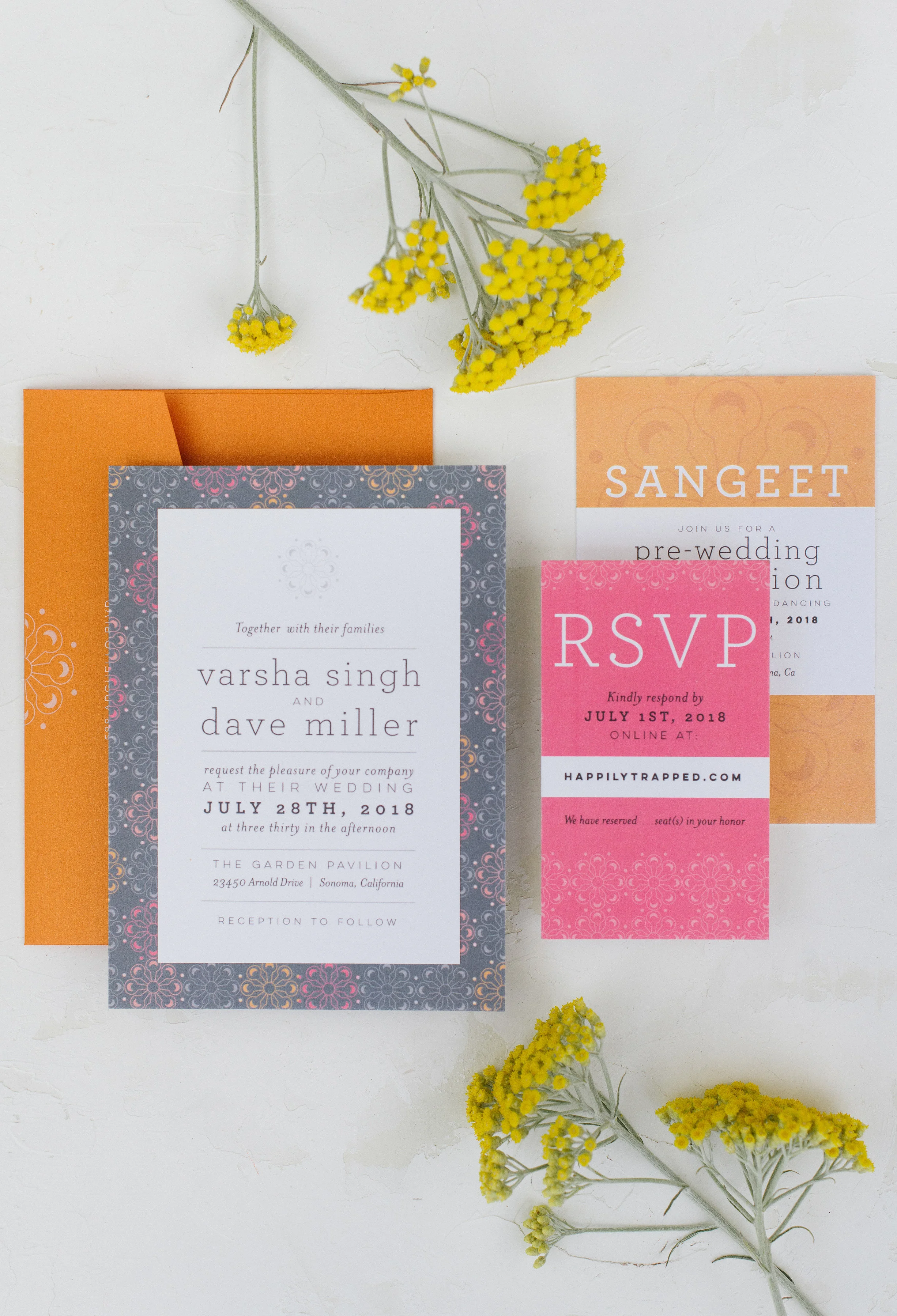 Invitation Suite by Bowerbird Atelier