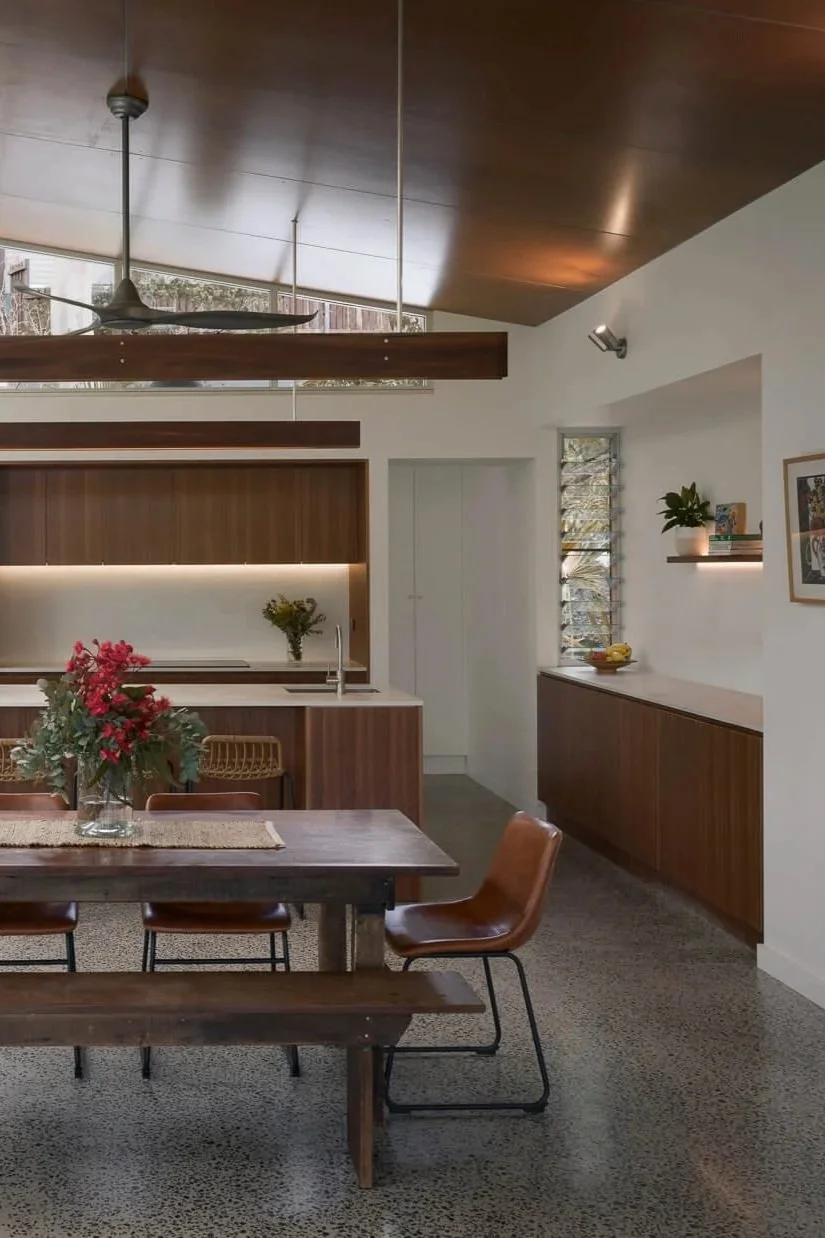 Kitchen and dining space in Cromer family home