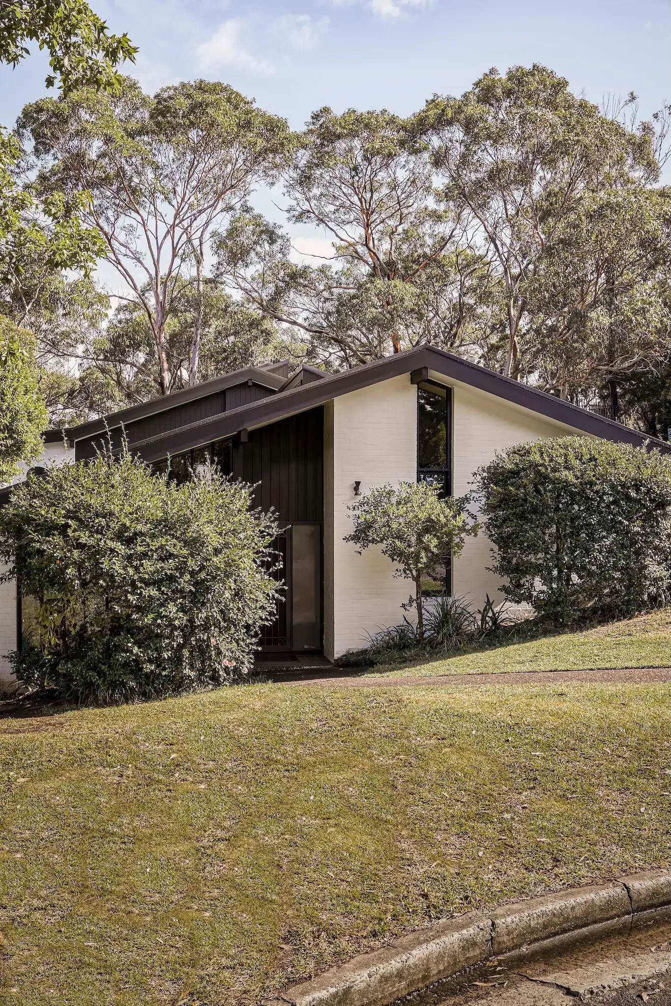 Exterior architectural detail of Sydney bush house