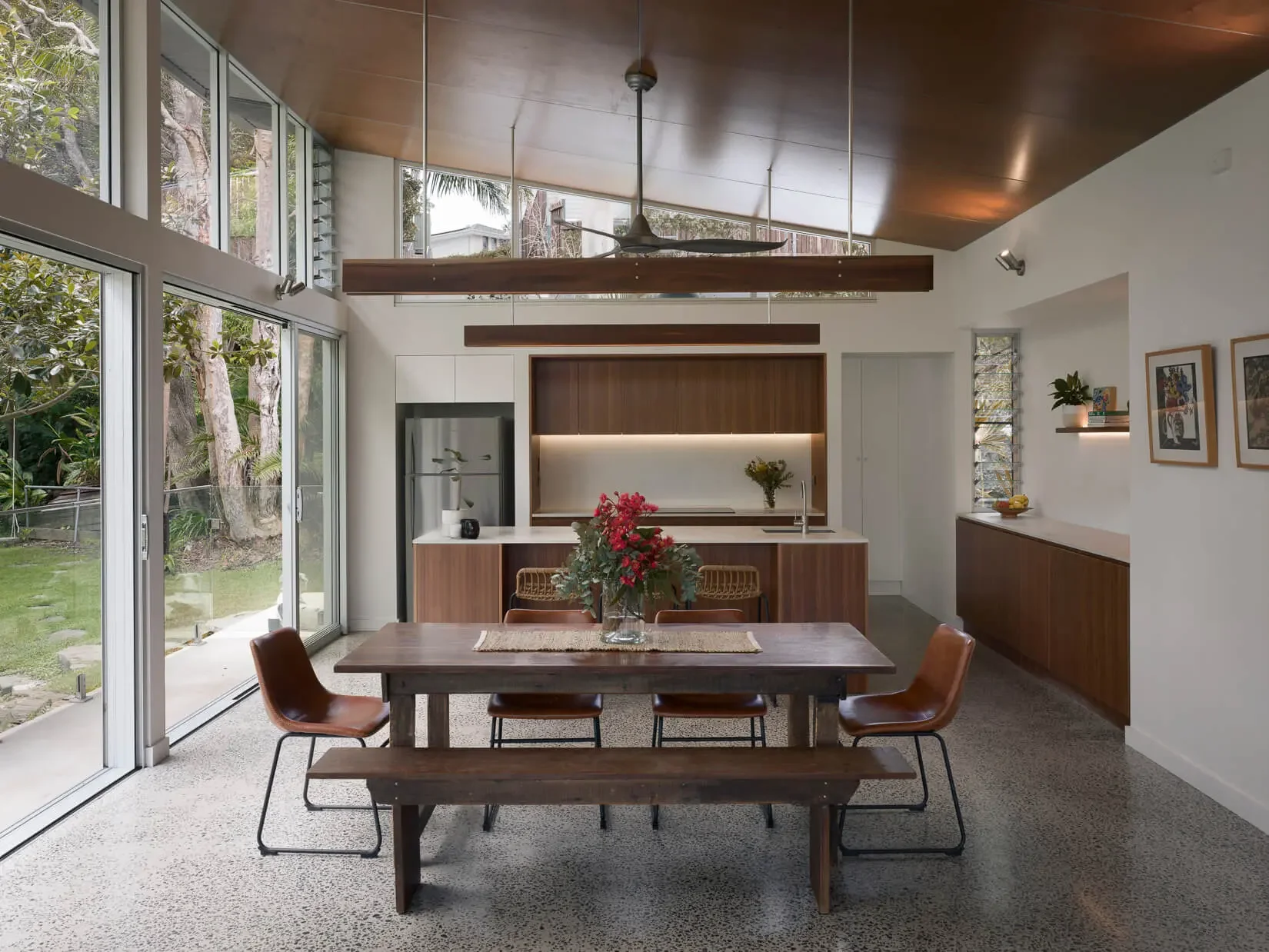 New home design in Sydney with indoor open living space