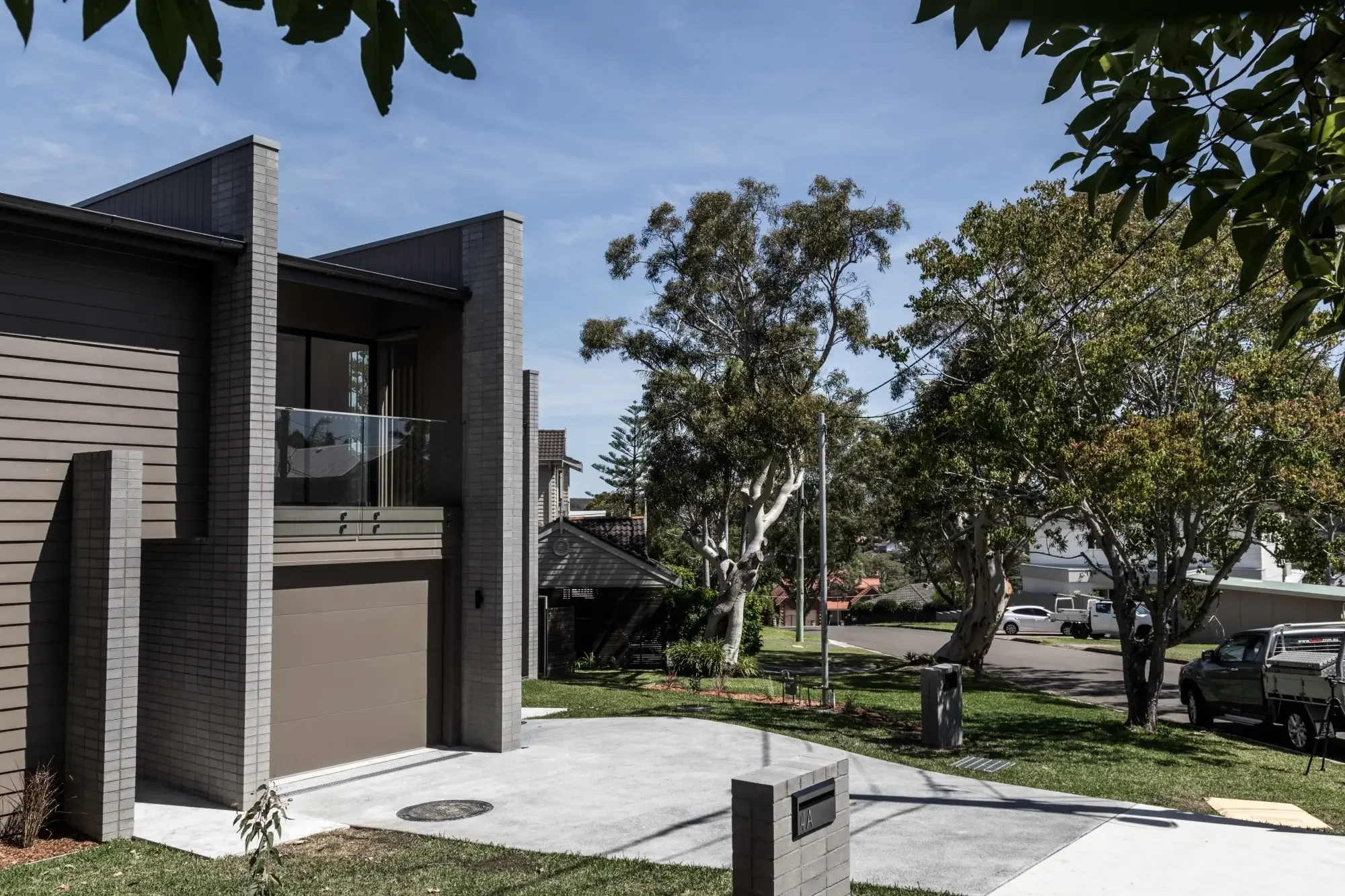 Dual occupancy house in South Sydney