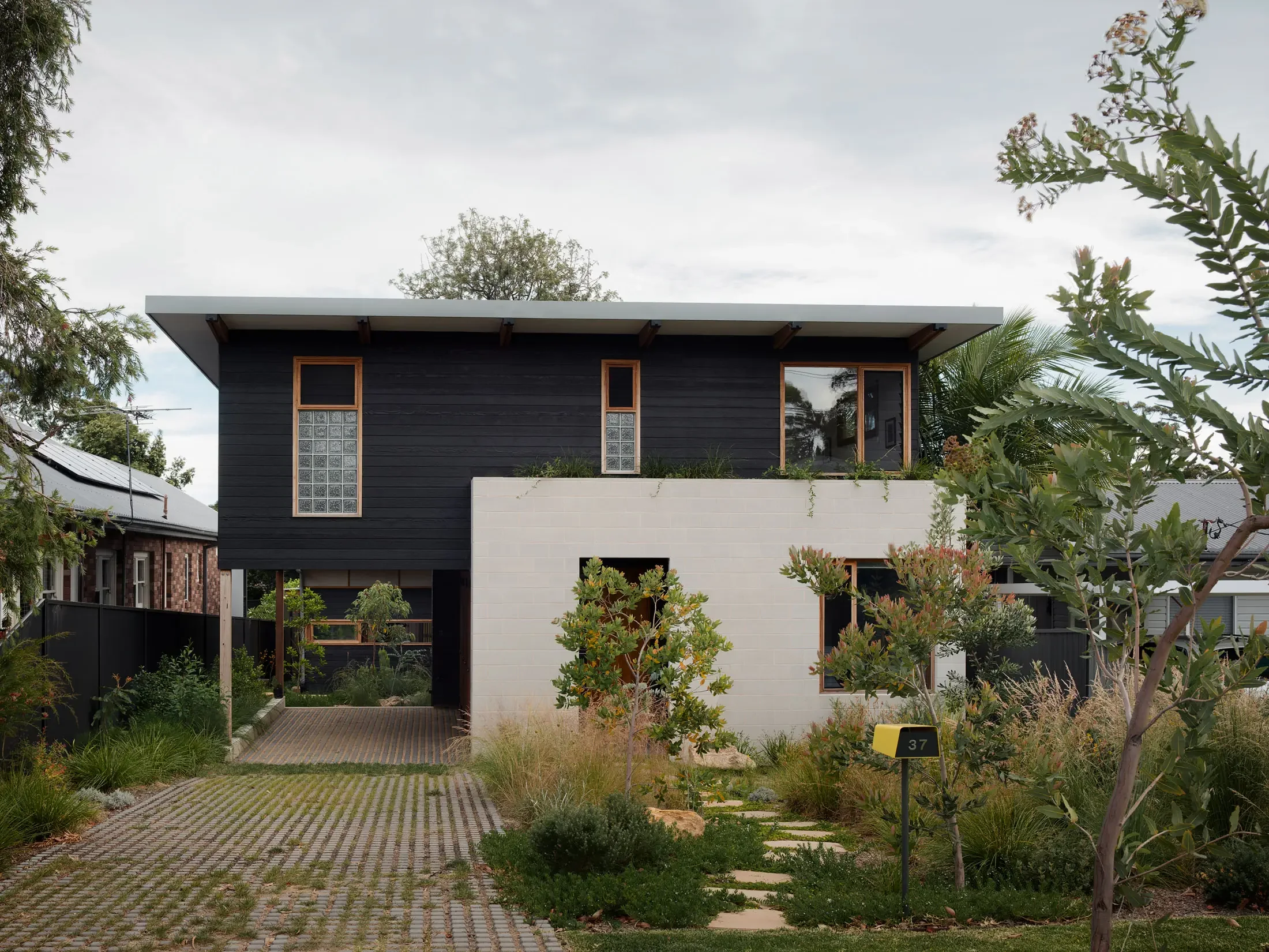 Sustainable residential exterior of Beela House by Ironbark Architecture