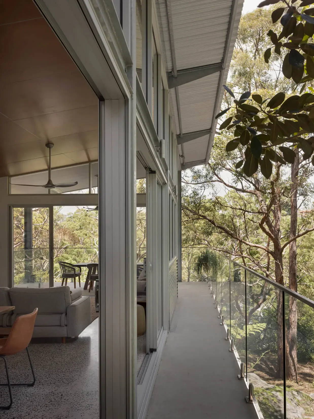 Passive design principles applied to Alcheringa House by Ironbark Architecture