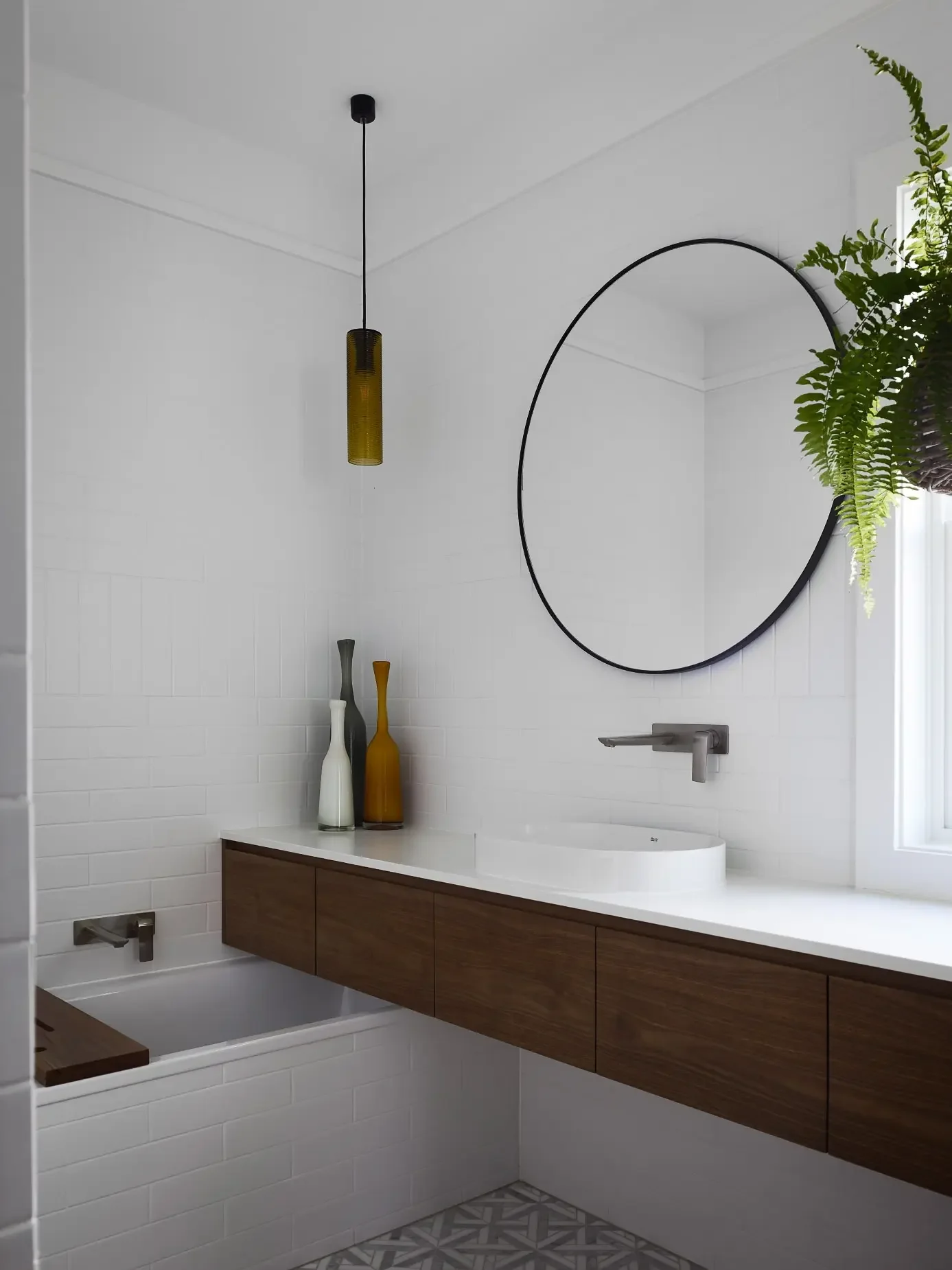 Bathroom in modern renovation Sydney