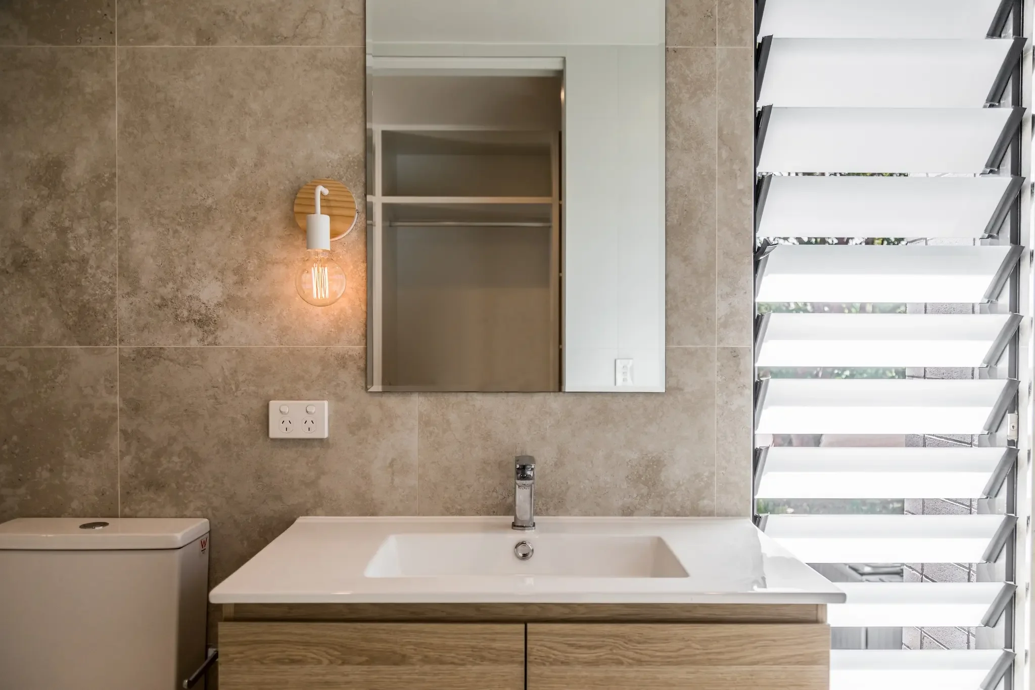 Bathroom in modern residential design Sydney