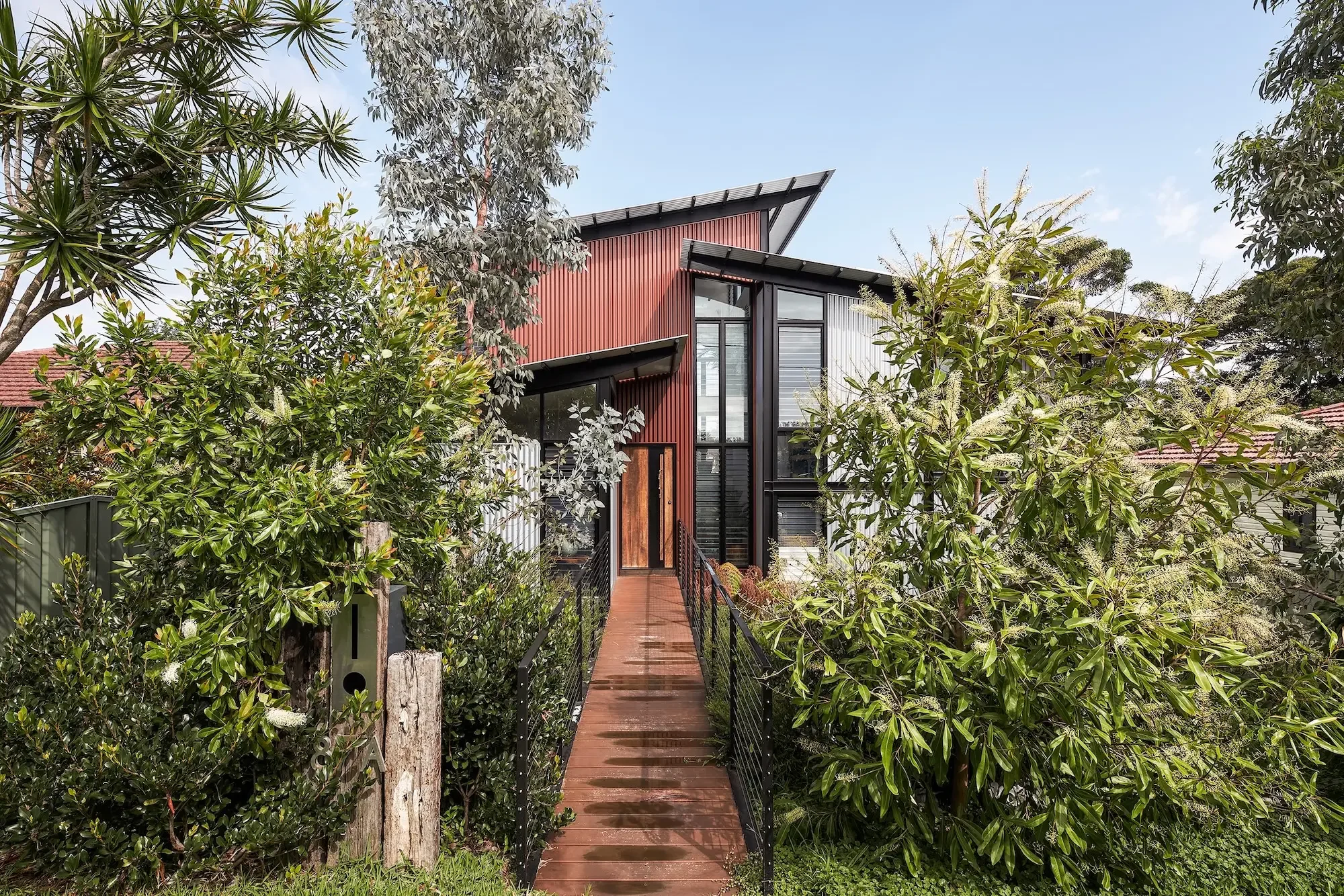 Dual occupancy home exterior by Ironbark architecture