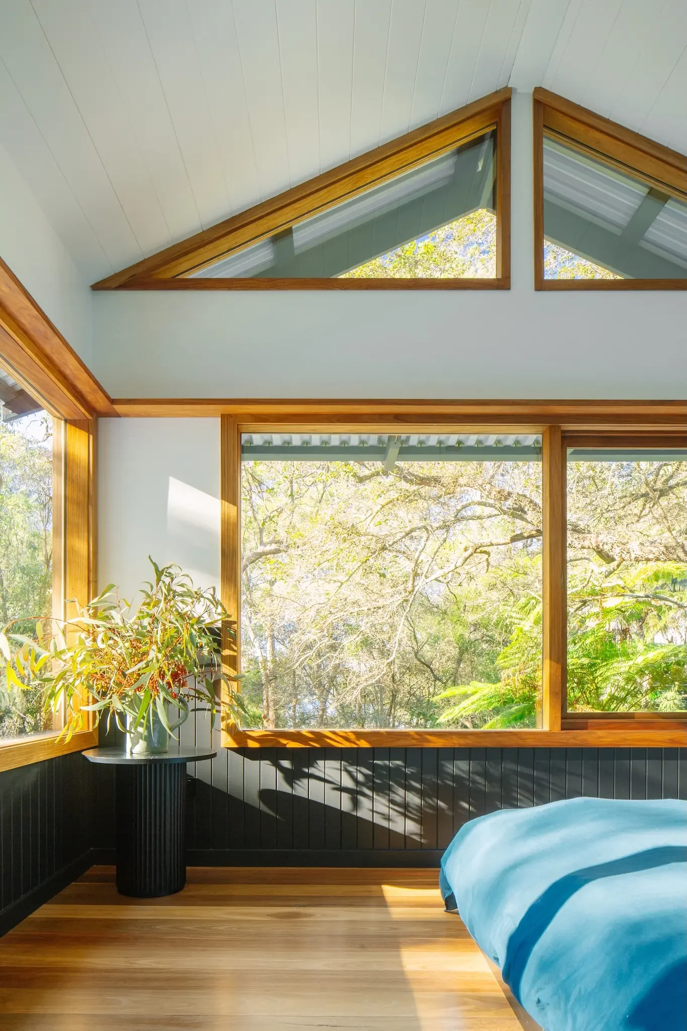 Bedroom with bushland outlook and natural light