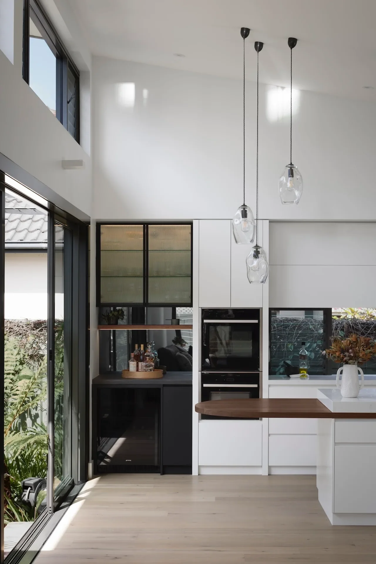 Light-filled renovated kitchen in Avalon Beach house