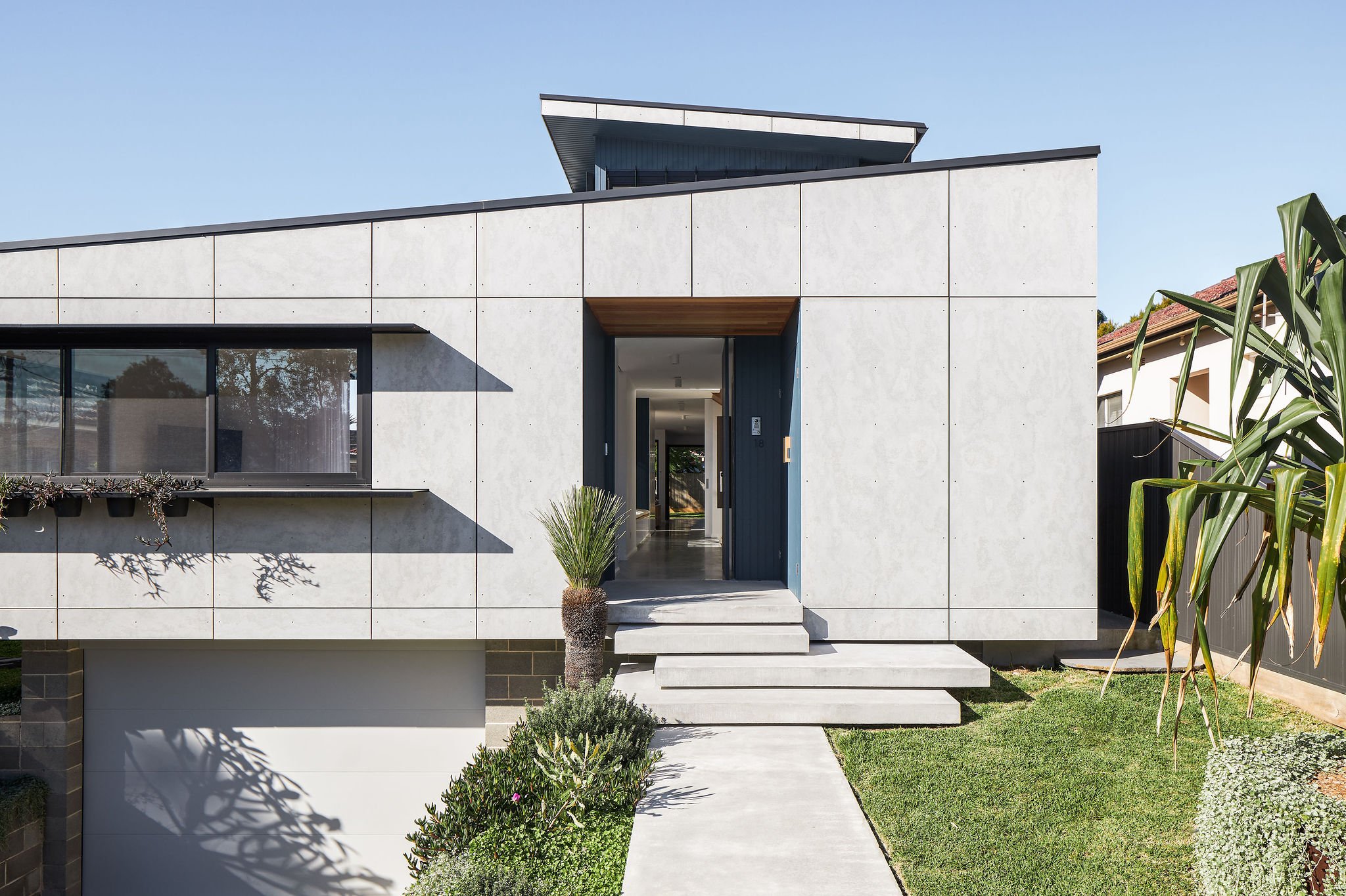 Passive design home with natural light