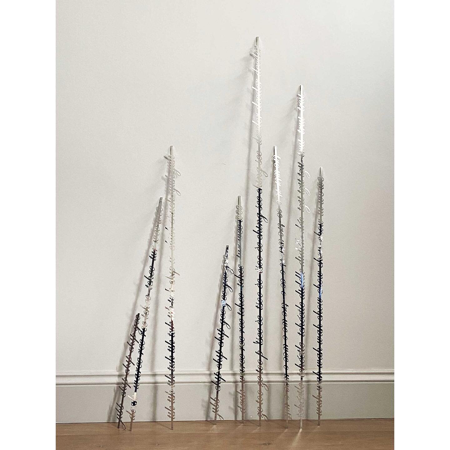 Cues for Birdsong
H 142 x W 80 x D 15cm
Mirror polished steel
 
Very pleased to be showing in the upcoming TERRA Exhibition, Espacio Gallery, London, curated by @artfromheart_uk &ldquo;... These 48 &lsquo;Earth Ambassadors&rsquo; with their poetic ye