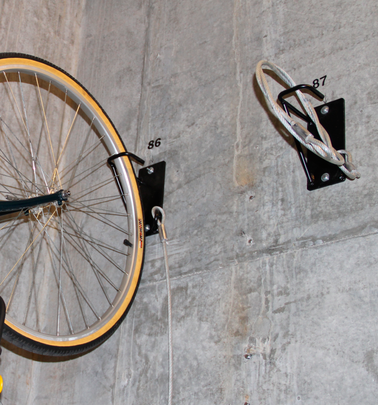 The Bantam Wall Mounted Bike Rack | Huntco