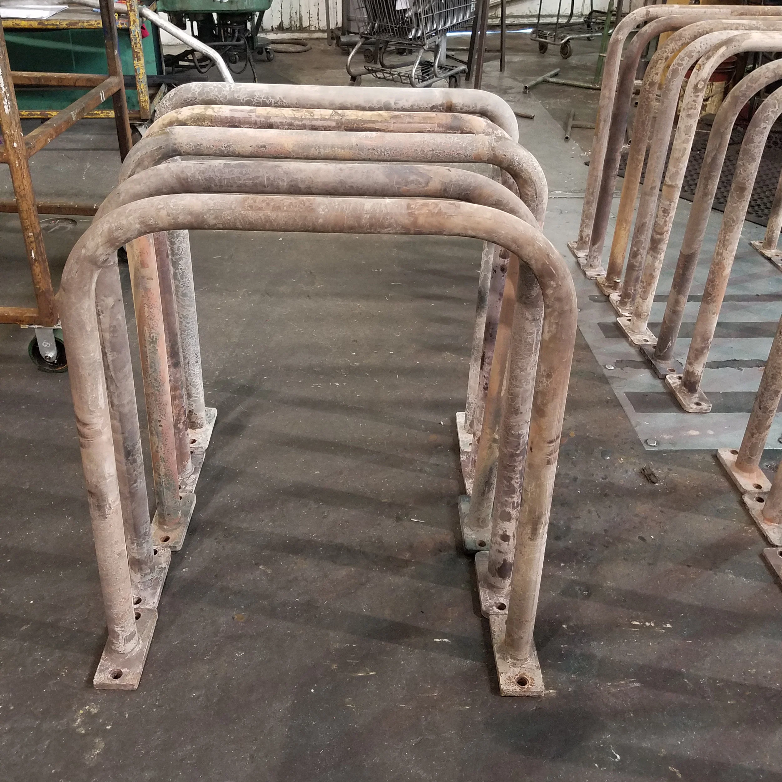 prepped for fresh coating