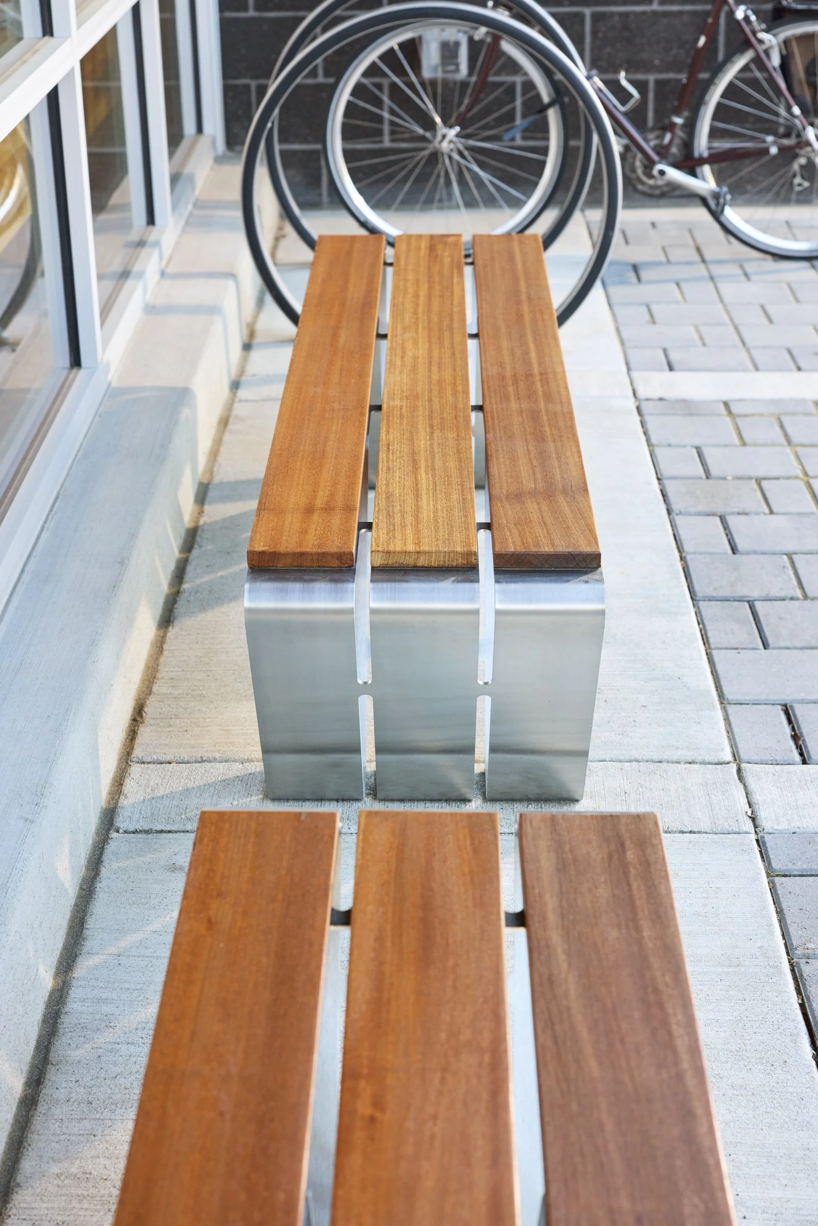 Canby, Washington. Huntco Douglas Bench. Commercial benches.