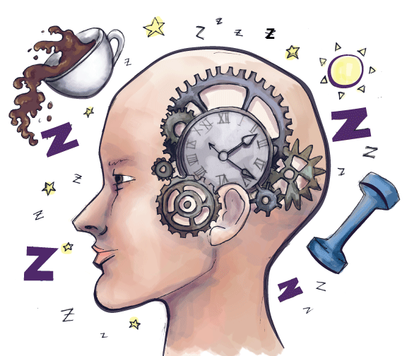 Reset Your Internal Clock: Editorial Illustration