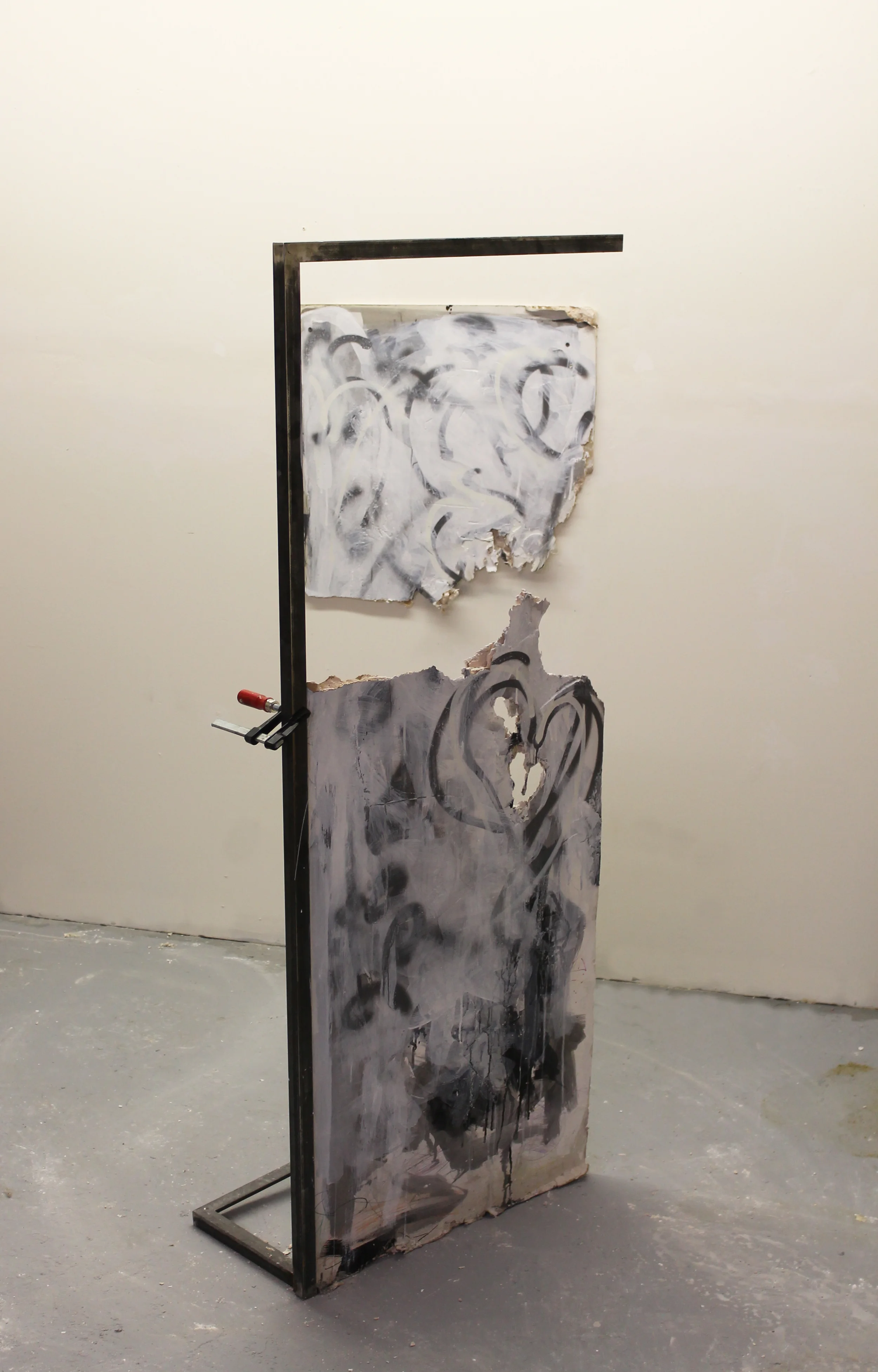 How to keep a piece of history, 2016. 24"x (varies) x 60"in.
