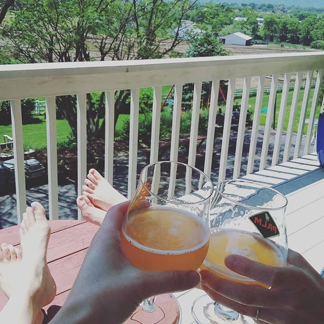 #latergram of us hydrating during one of our rehearsals for the tribute to The Band performance @creativealliancebaltimore we'll be apart of on July 14th. #beertastesbetterwithsisters #thebandat50 #bigpink