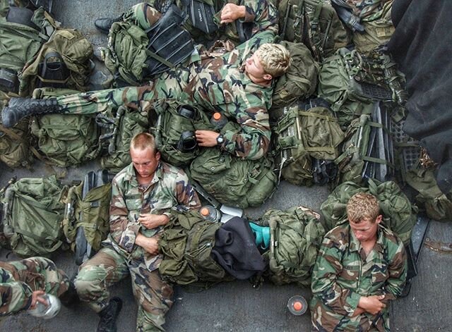 It&rsquo;s only 2nd Phase but two of these future SEALs would be involved in missions that were portrayed in two movies! Can you name the movies? 🔱 #onlyeasyday #navalspecialwarfare #hellweek #military #usmarines #army #marines #realkevinlacz #halff