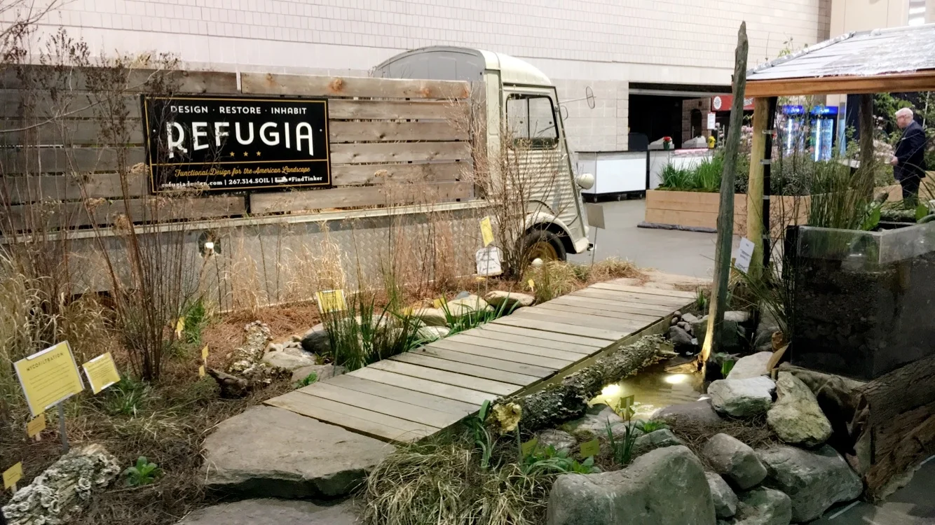 Come visit our exhibit, 'A Sieve and A Sponge' at the PHS Flower Show