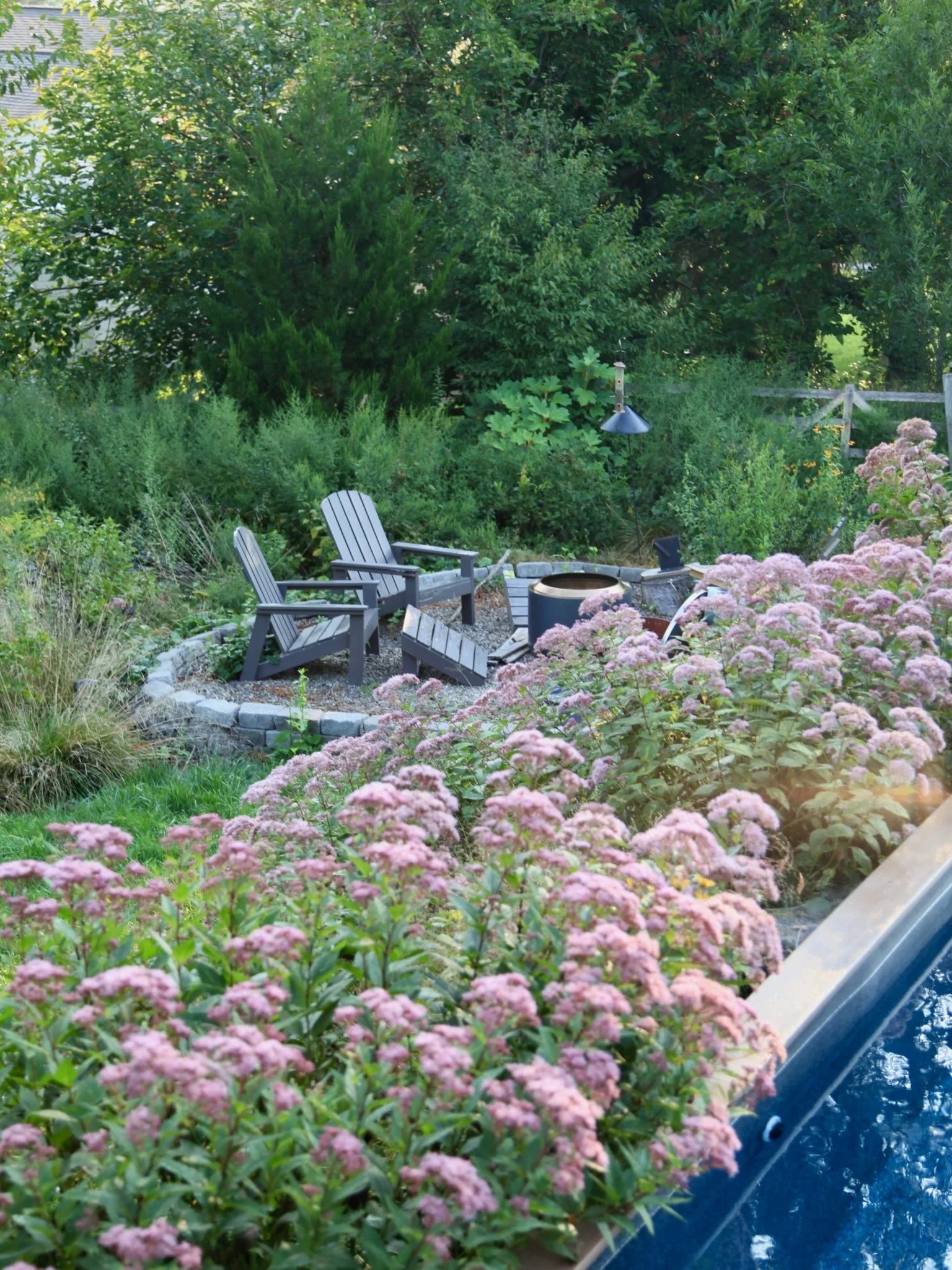 When reimagining or reactivating a landscape, the edges are as important as the meat of the sandwich.

Meaning, if our desire is to create an immersive outdoor living space like this one in Wynnewood, PA, our focus was as much on the perimeter beds a