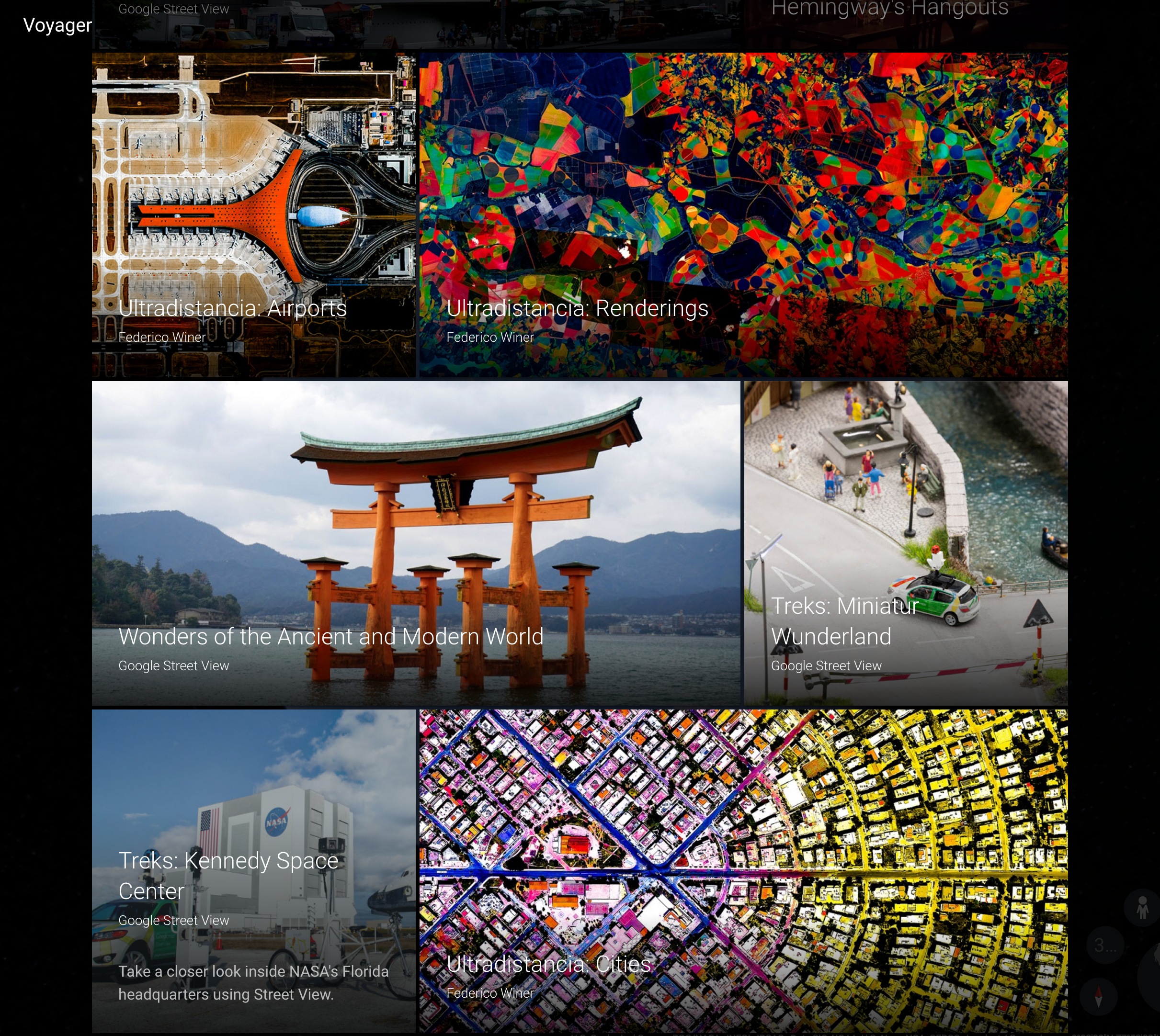 ULTRADISTANCIA series, among the leading Storytellings in the new Google Earth 2017