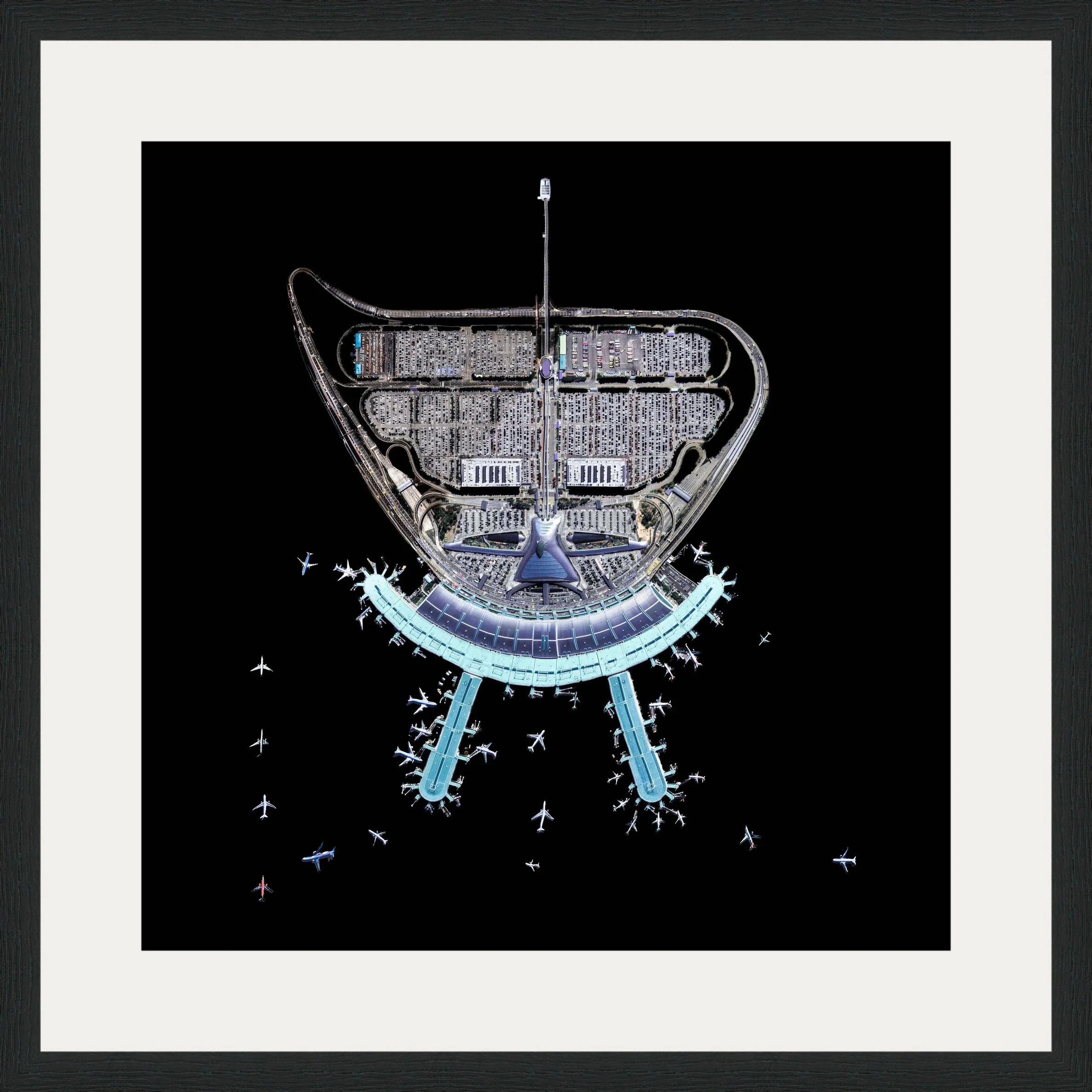 Black Frame With Mat