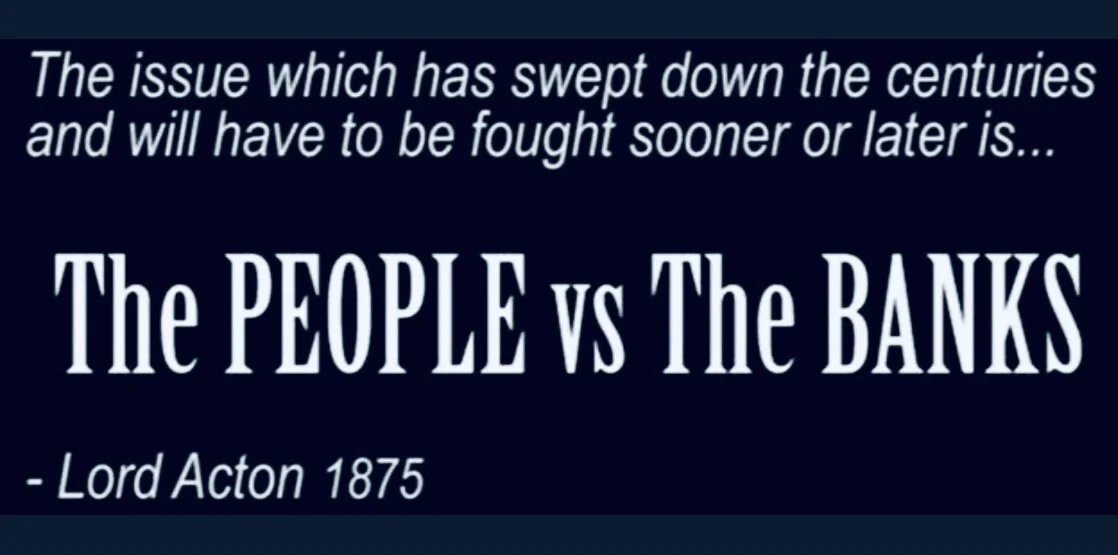 The People vs. The Banks.