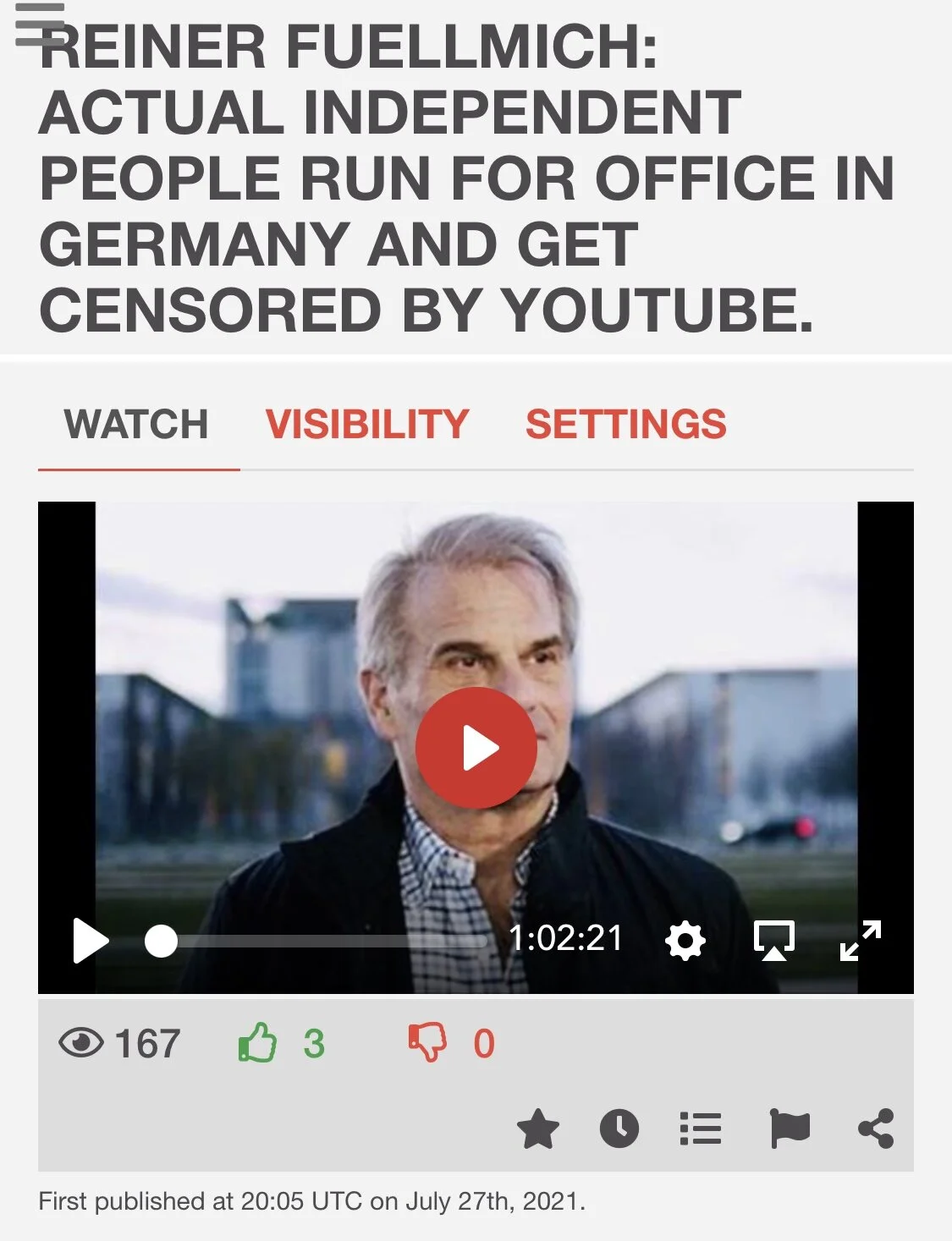 To watch, the link is here.