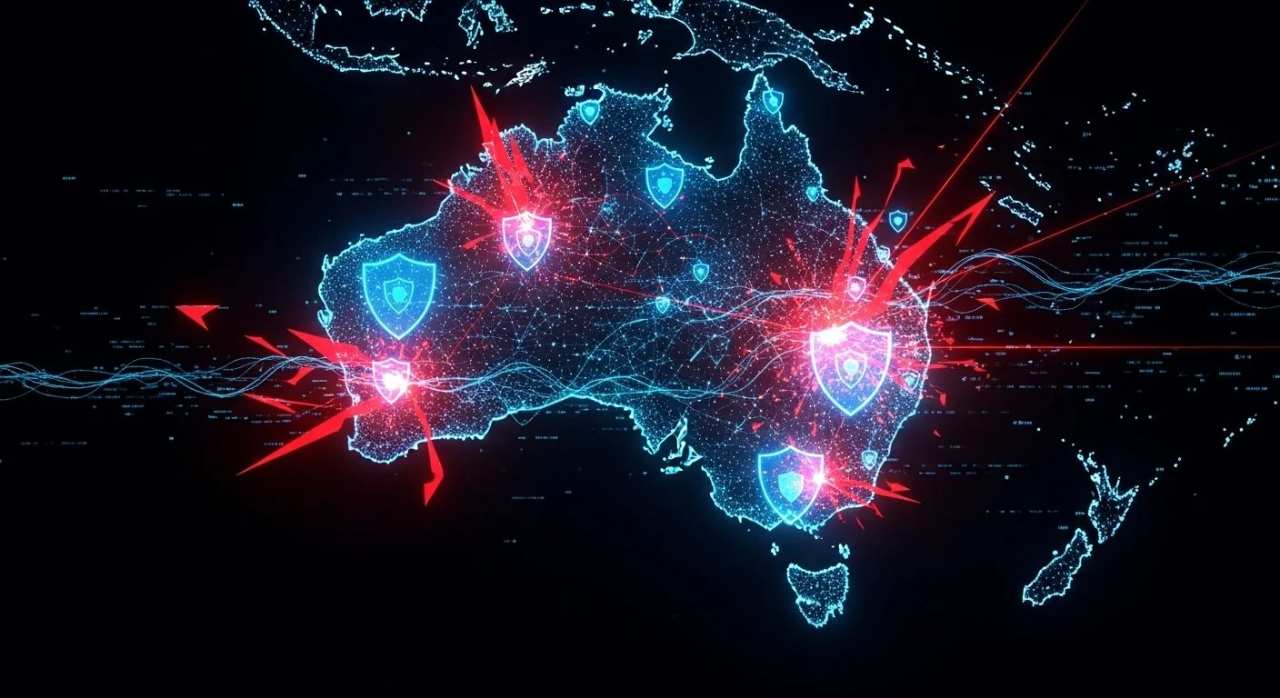 Australia Cyber Threat Briefing: Network Assaults Outpace Malware & AI Privacy Shifts