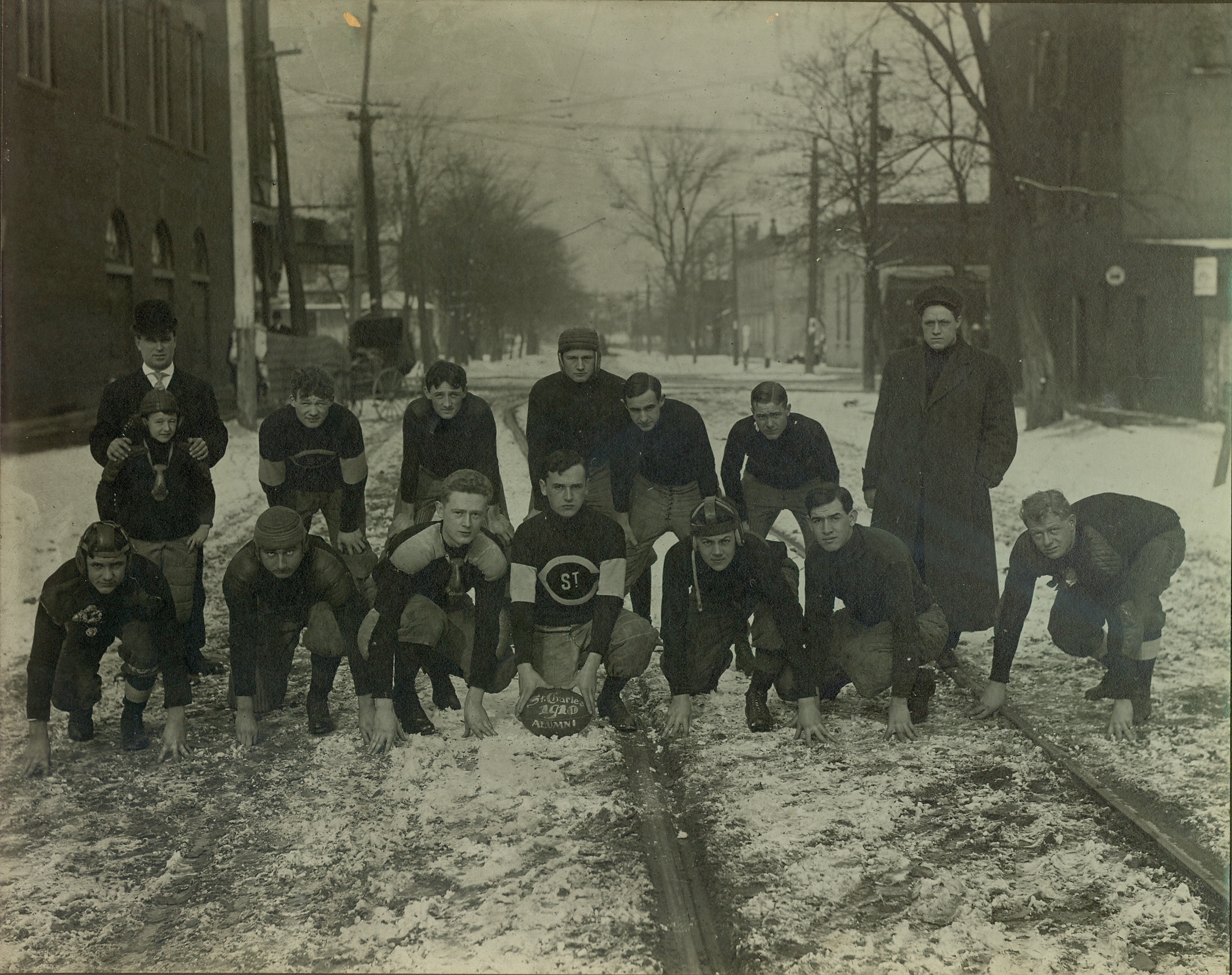 St. Charles High School Football Team, c.1910