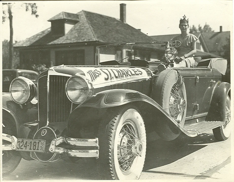 From the early 1900s to just before the Great Depression, St. Charles residents took part in an event called the St. Charles Day Parade, c.1910s.