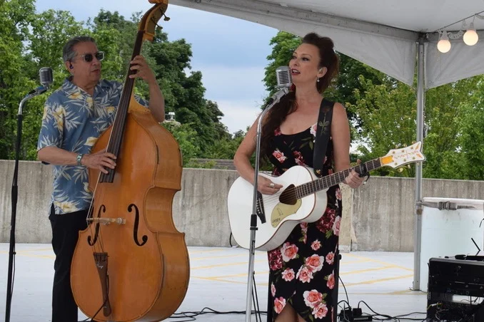 Rosie and the Rivets provided some classic hits that had the crowd dancing all night long.