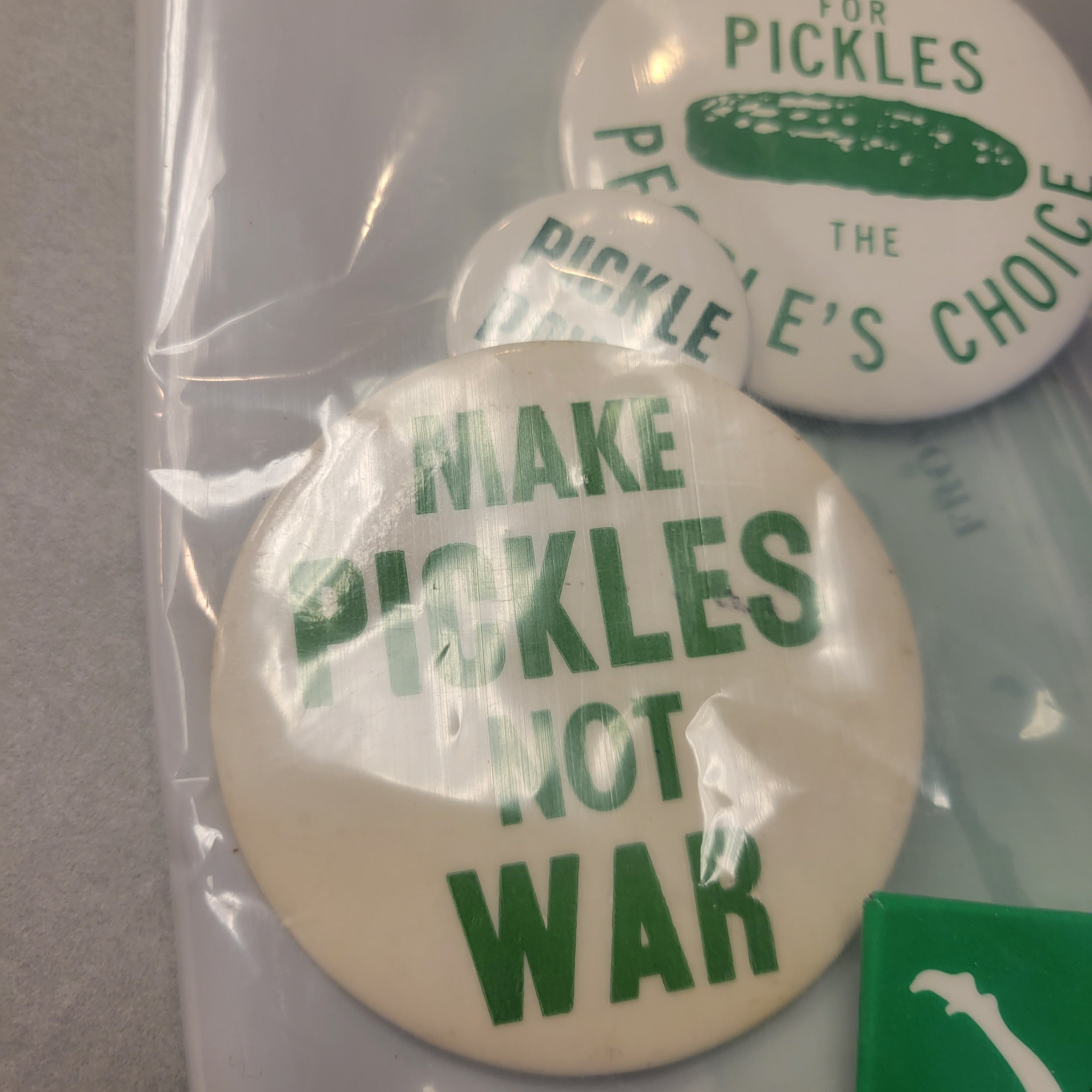 Pickle Buttons $10/one button