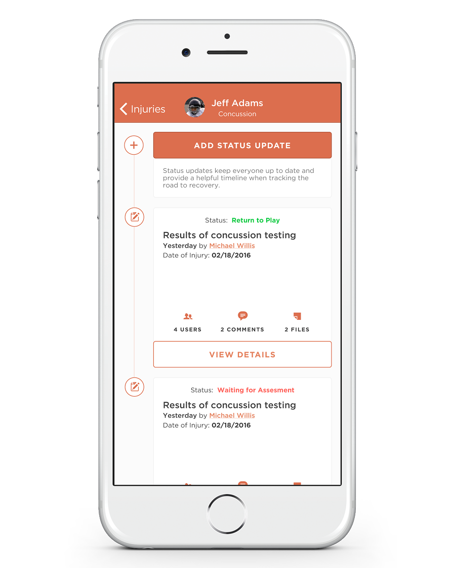 Healthy Roster Athlete Profile