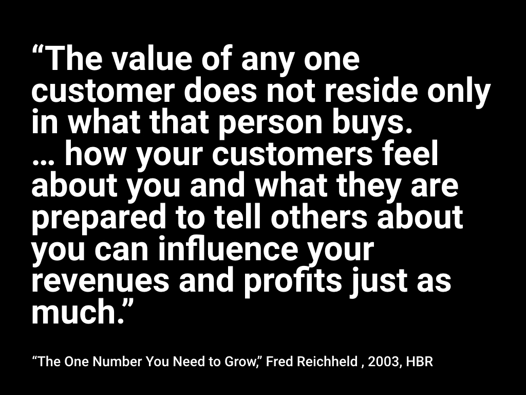 Read the HBR article which features this quote here .