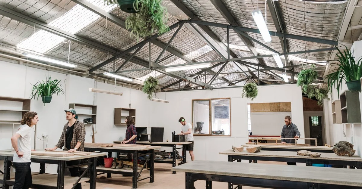 Dan Sleeman at The Shed Melbourne, applying his love of education to a new venture.