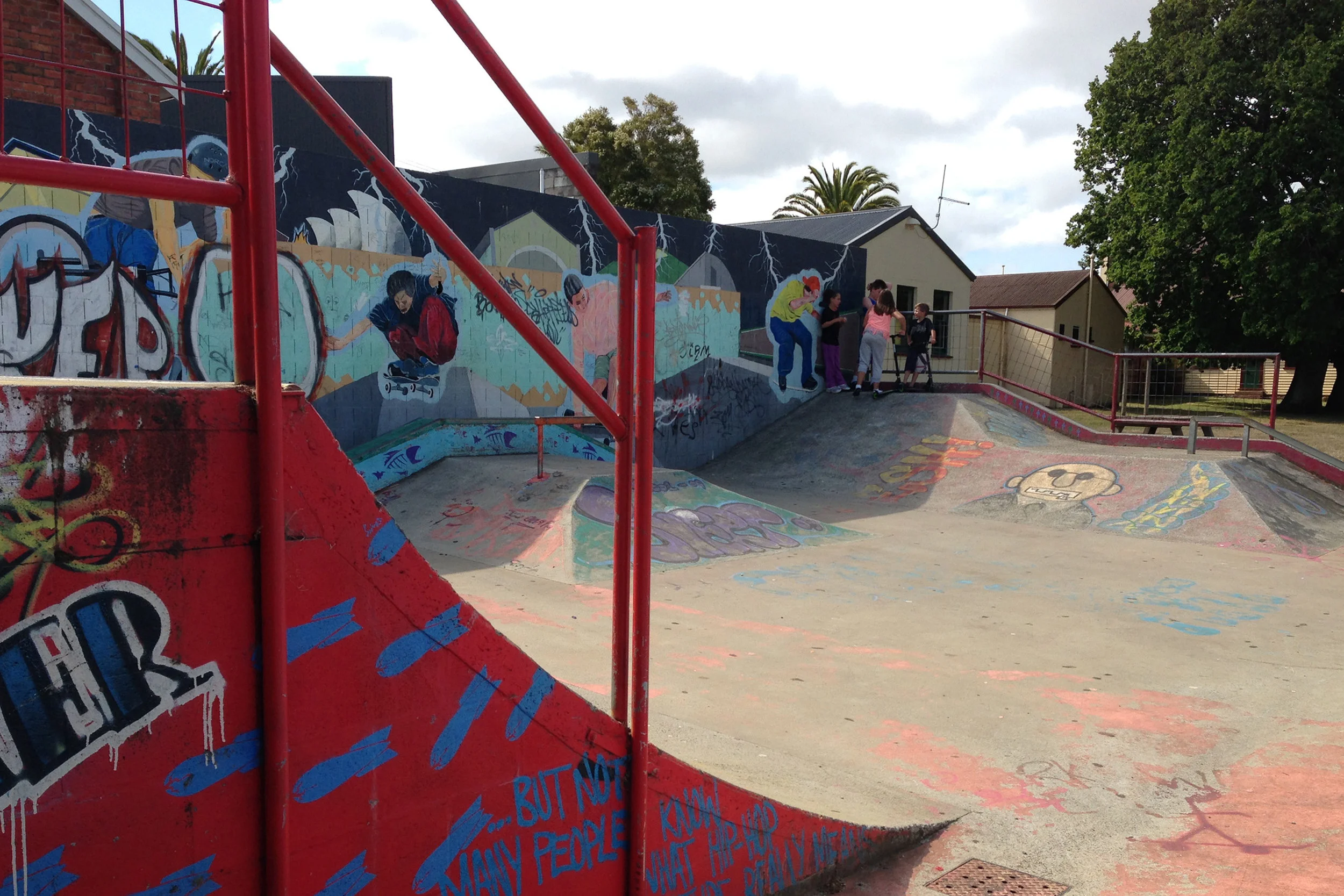Fig 11: Skate parks in Sheffield in Tasmania