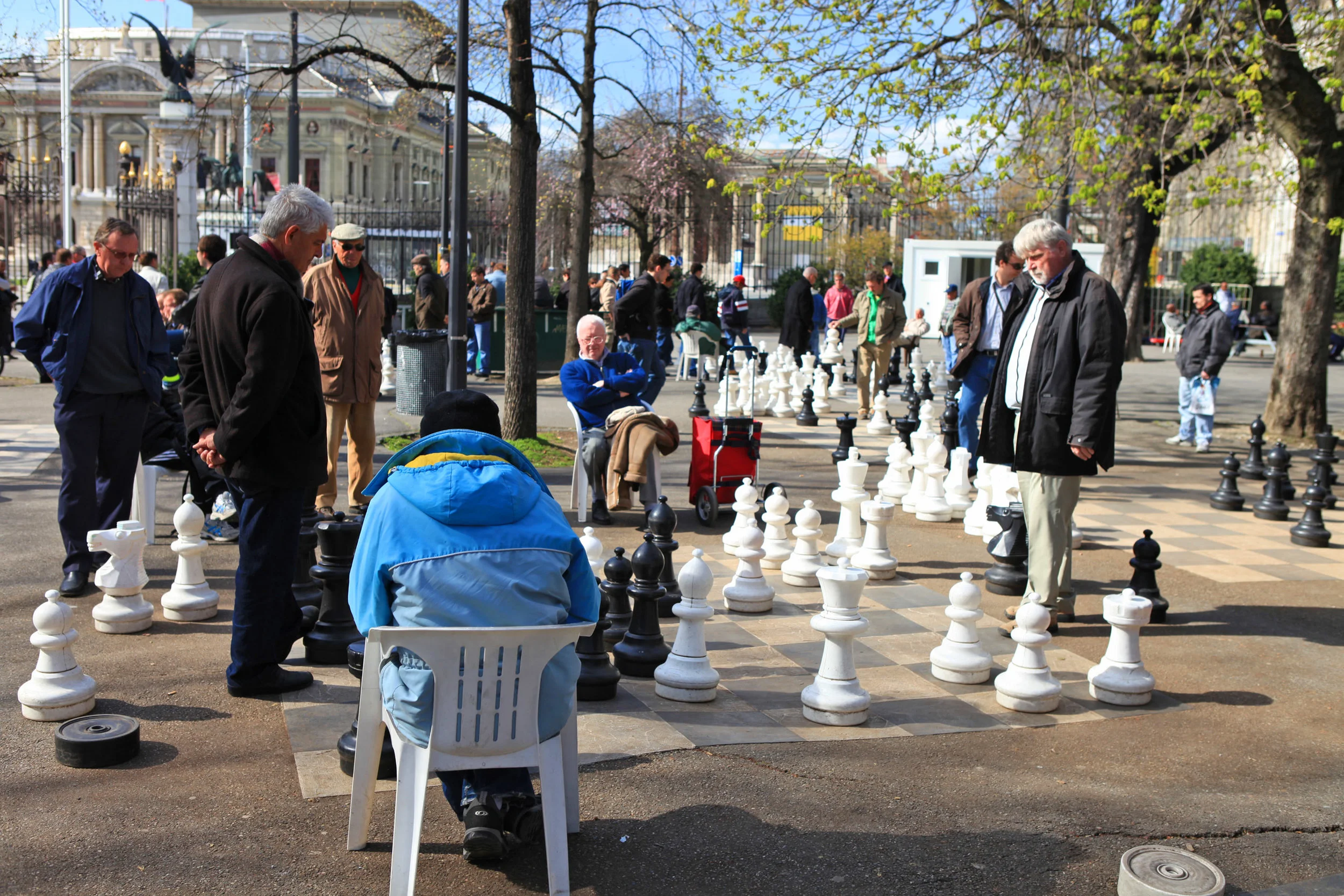 Fig: 14: Chess playing in Parc des Bastions , Geneva