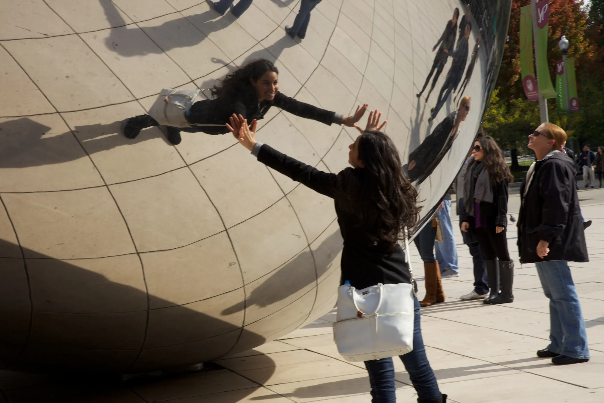 Figs 16 and 17: The Bean in Millennium Park, Chicago