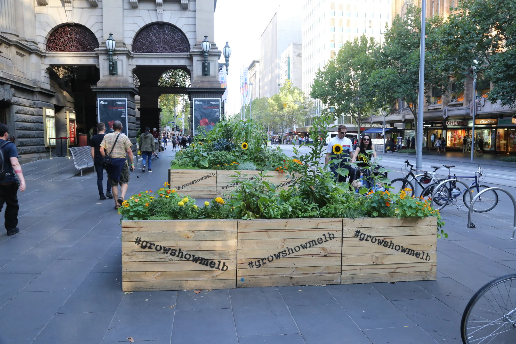 Fig 32: A small urban farm in the middle of Melbourne’s CBD