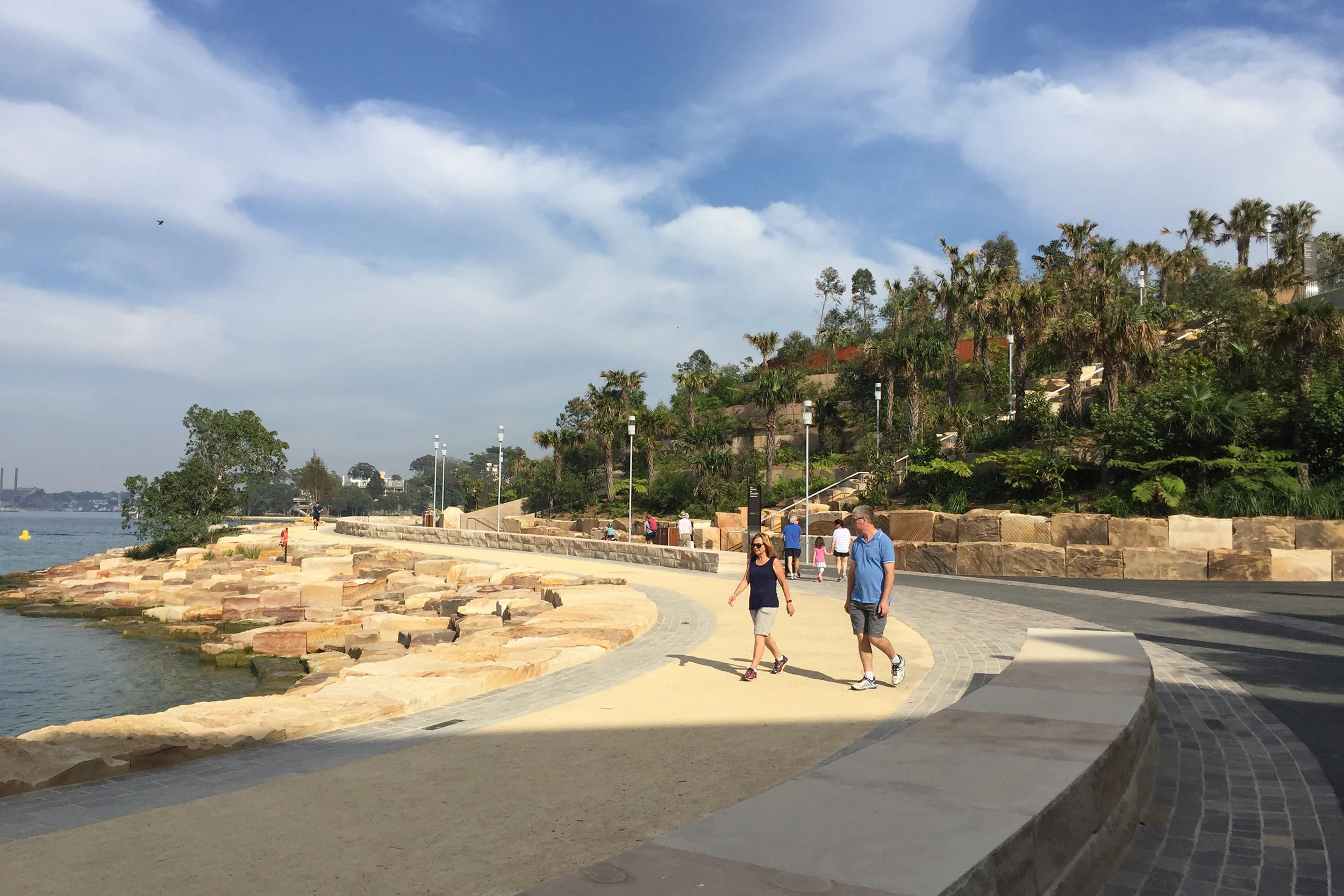 Fig 2: Barangaroo Headland Park, Sydney Harbour.