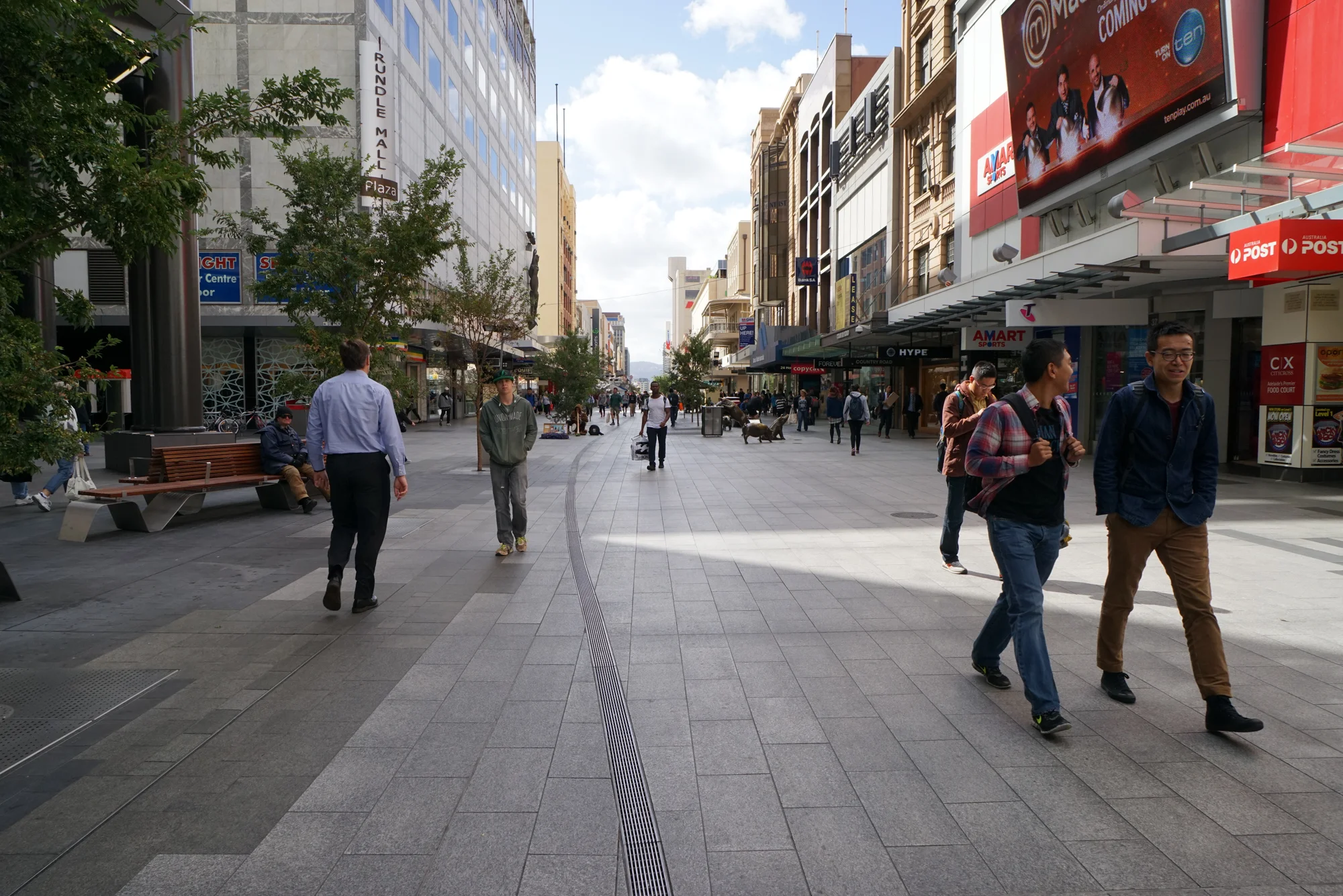 Fig 9: Rundle Mall in Adelaide