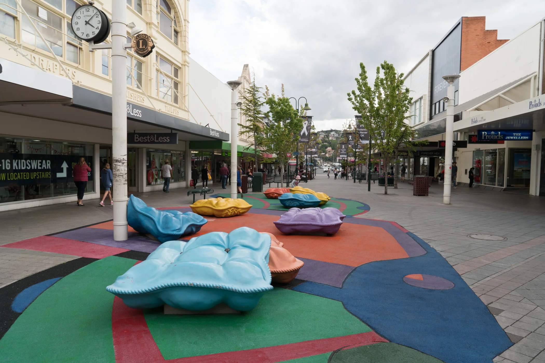 Fig 12: Public art in the Launceston shopping mall